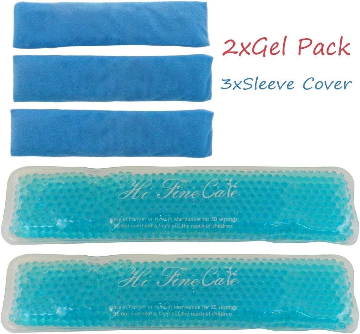 Reusable Perineal Cooling Pad for Postpartum & Hemorrhoid Pain Relief, Hot  & Cold Packs for Women After Pregnancy and Delivery, 2 Ice Pack and 3 Cover  (Blue)