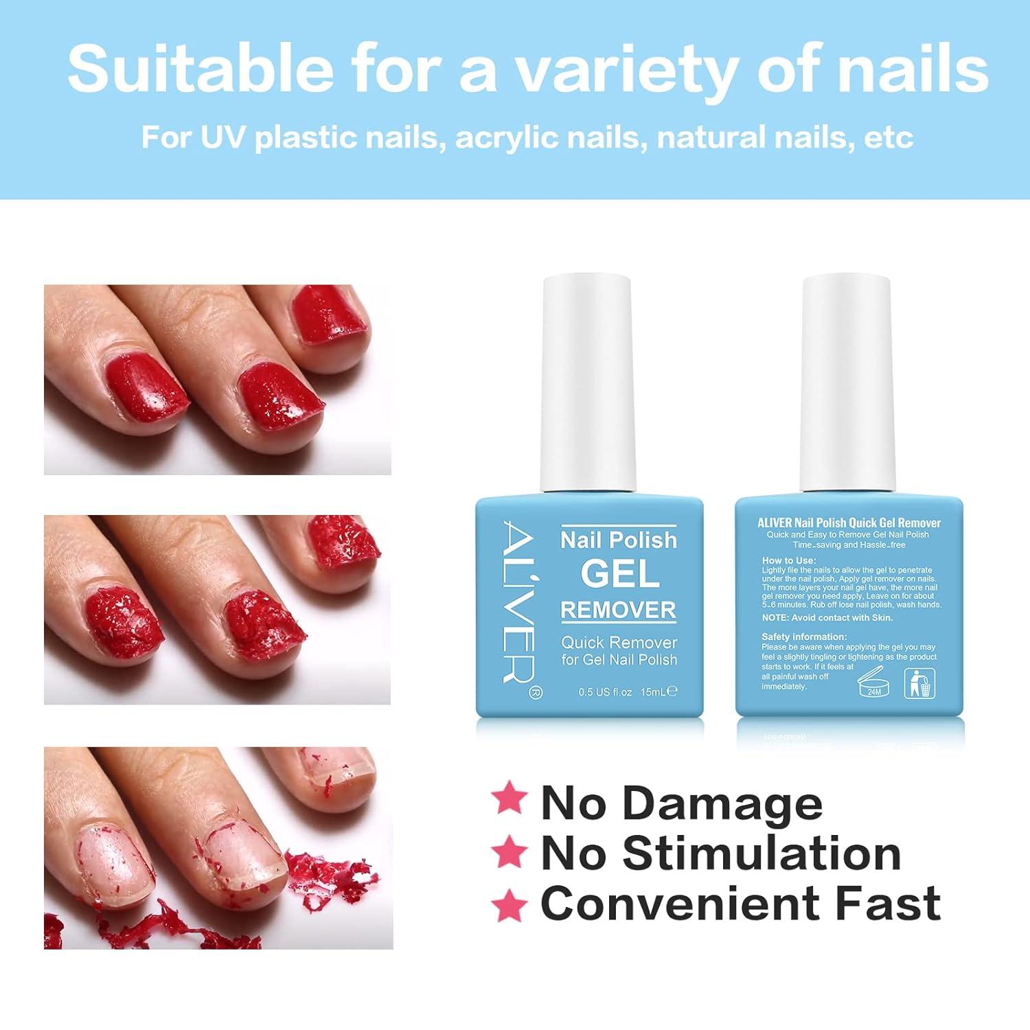 Magic Gel Nail Polish Remover - Fast And Easy Removal Of Gel Nail