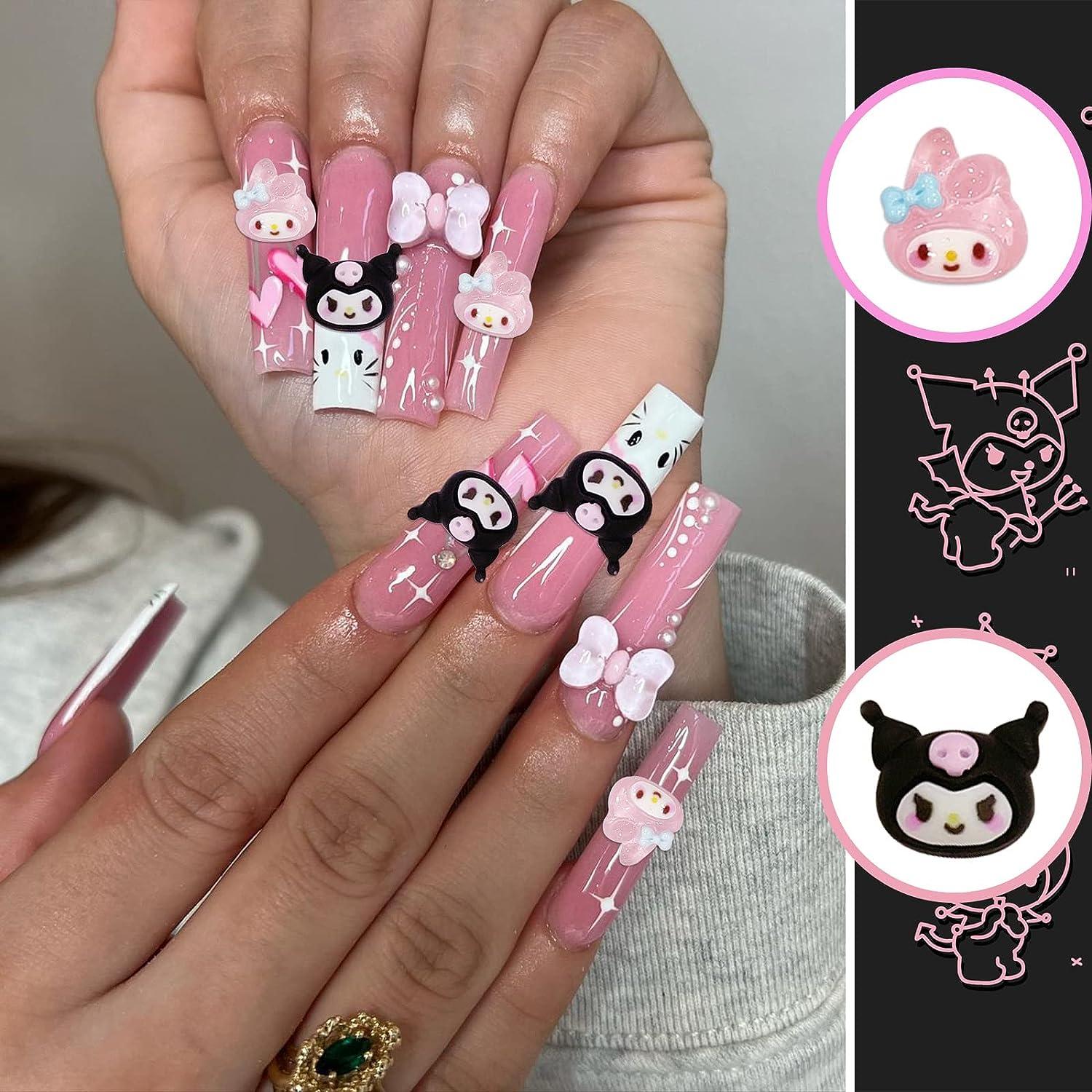 Cute Kawaii Hello Kitty Nail Charms x 4