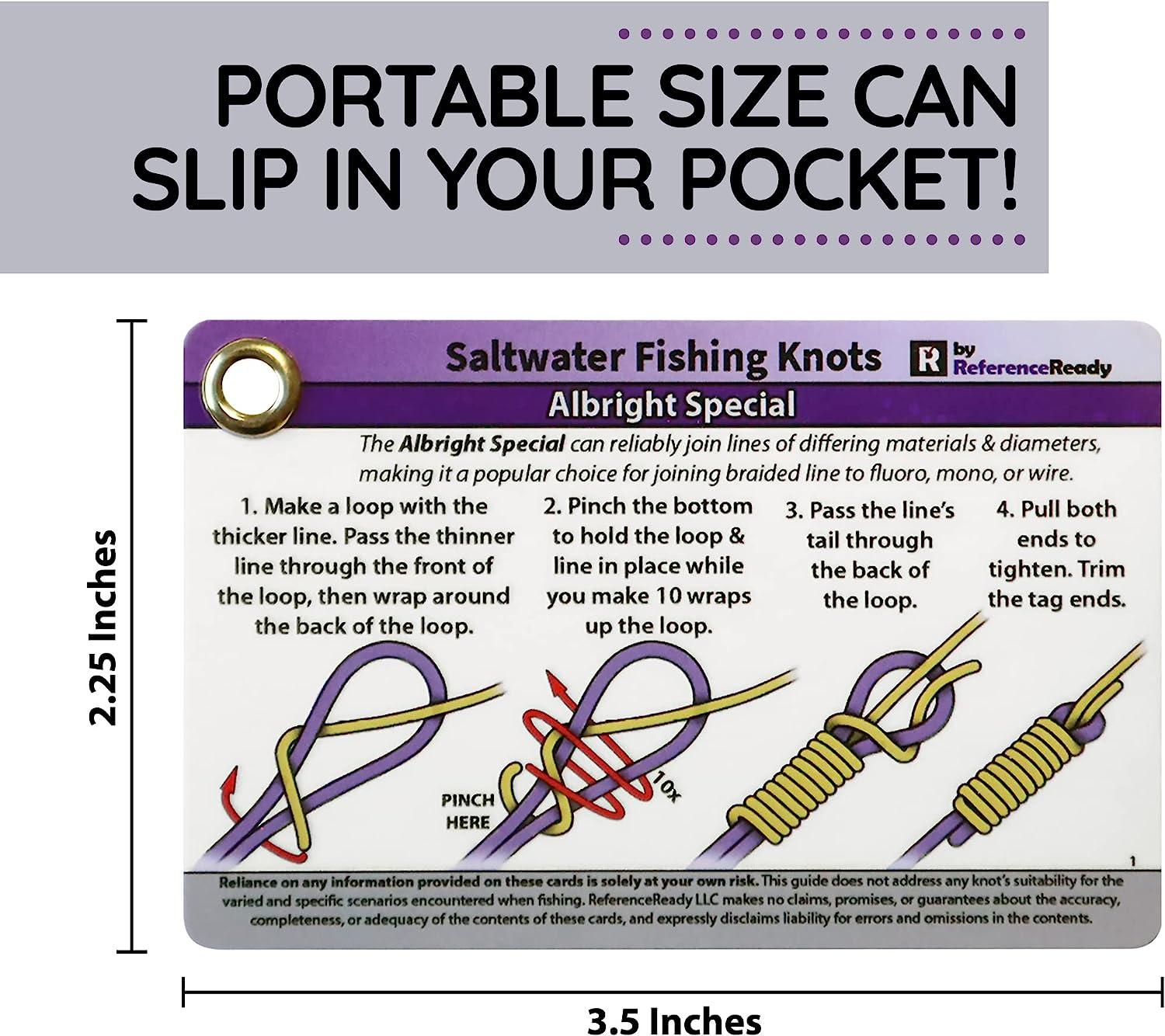 Geoff Wilson's Waterpoof Book of Fishing Knots Pocket Guide