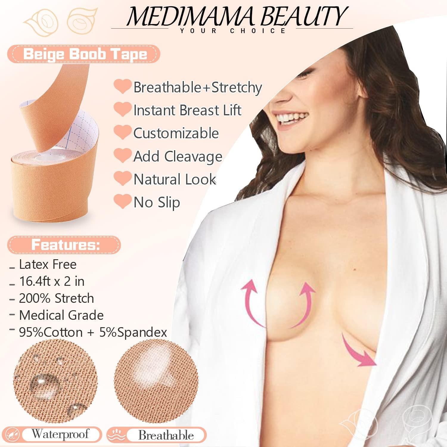 Women Boob Tape Invisible Bra Nipple Cover Adhesive Push Up Breast Lift Tape  -sz.11160