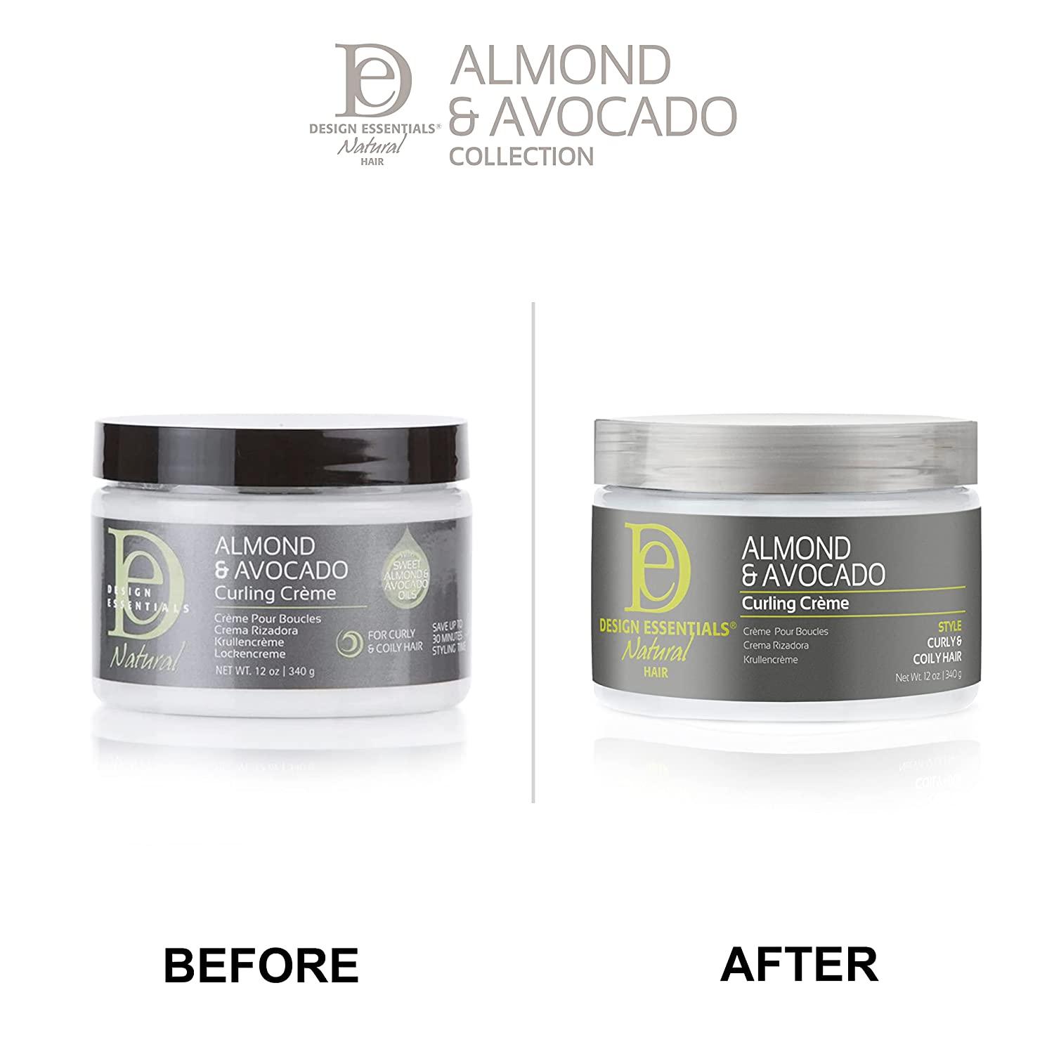  Design Essentials Natural Almond & Avocado Wash Day Deep  Moisture Masque, 12 Ounce : Beauty & Personal Care