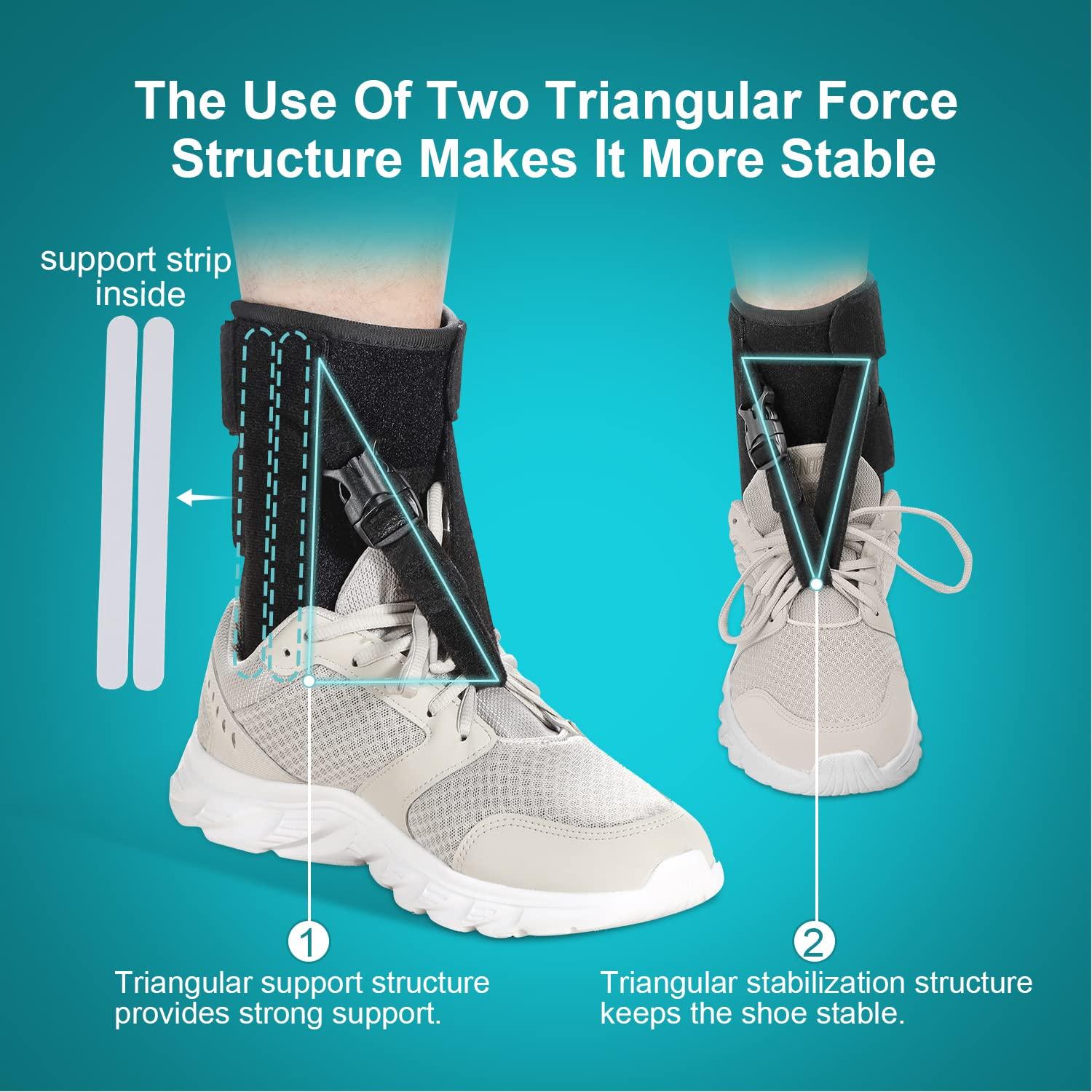 Foot Drop Brace for Walking with Shoes Foot Up AFO Brace Help Raise