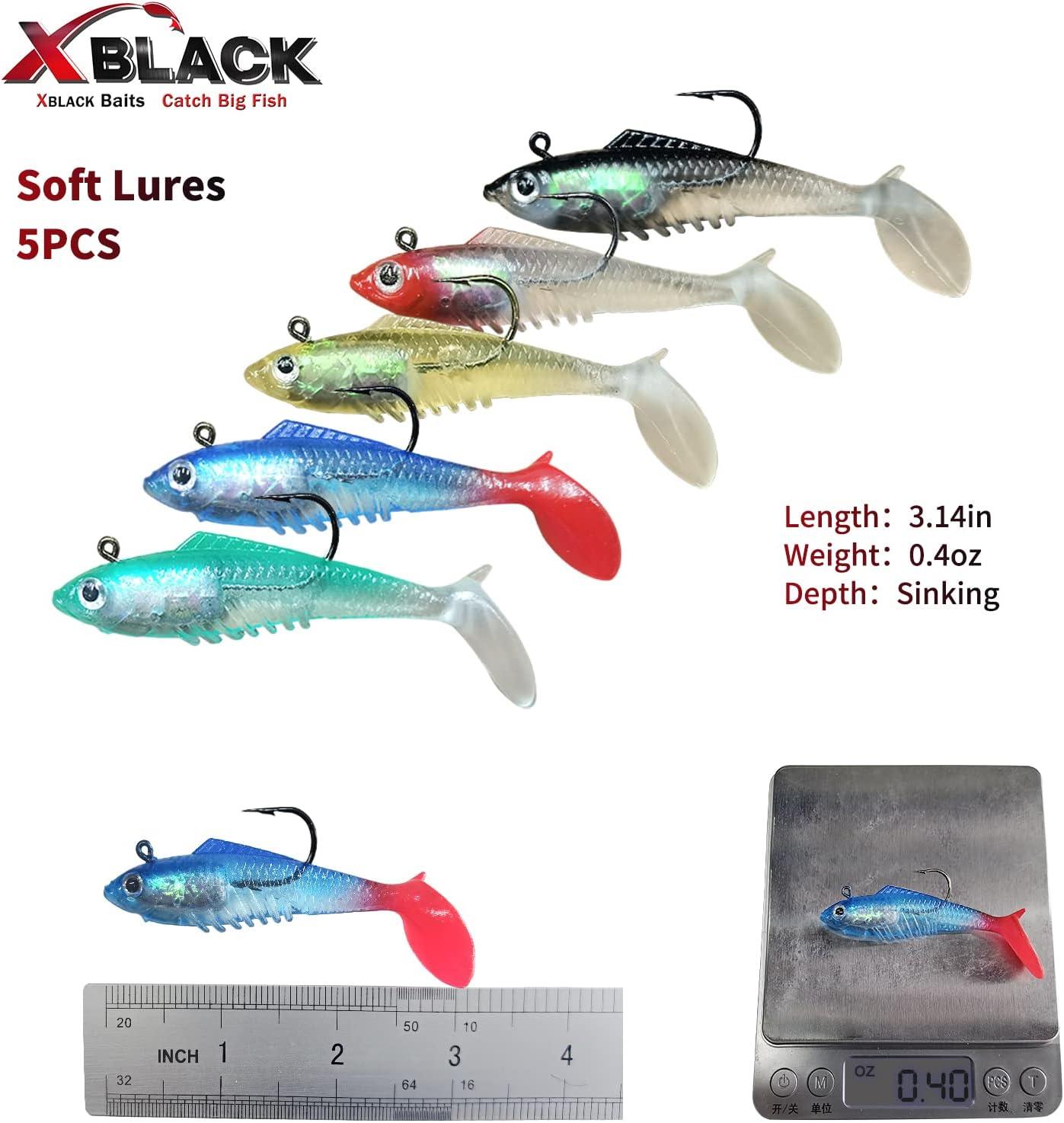 Buy XBLACK Hard Fishing Lures Set 20PCS Minnow Popper Jointed Frog