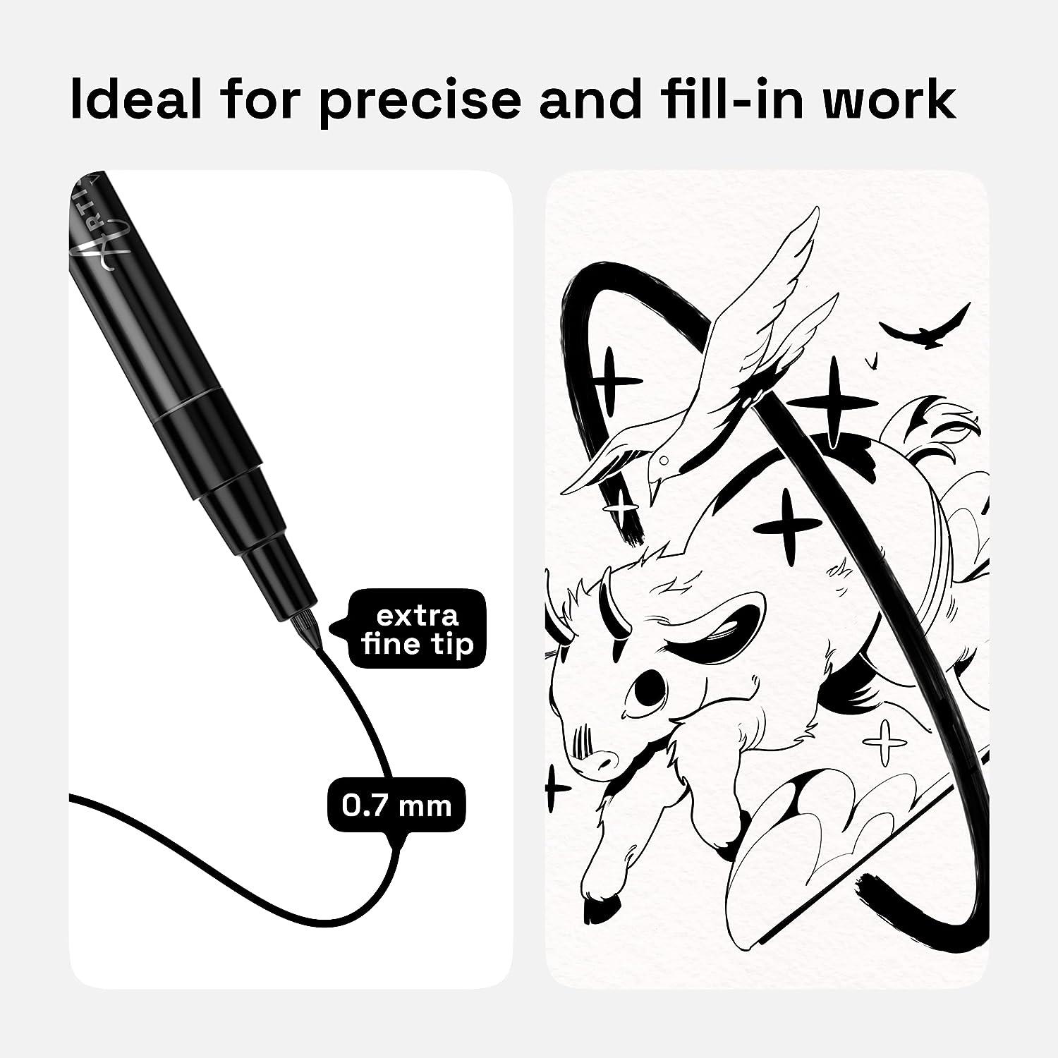 Extra Fine Black Drawing Pen Set