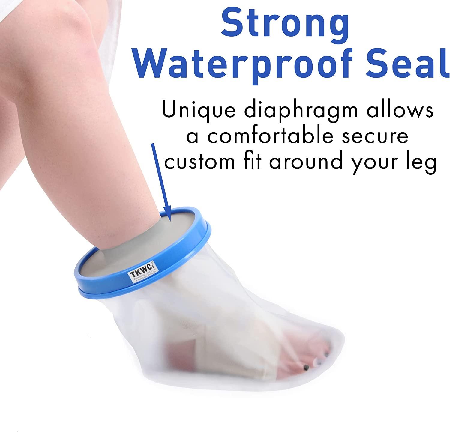 TKWC INC Foot & Ankle - Waterproof Foot Cast Cover for Shower 5737 -  Watertight Foot Protector