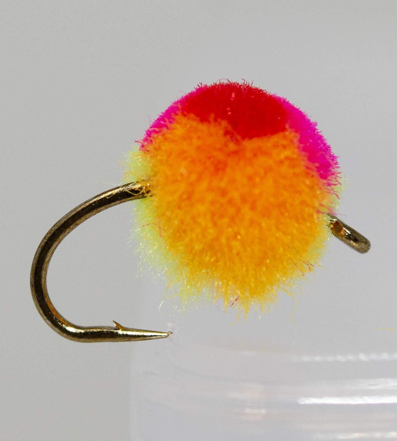 Outdoor Planet 12 / 24Pack All-Time Favorites Dry Fly, Wet Fly and Nymph Fly  Lure Assotment for Trout Fly Fishing 12 Egg Flies