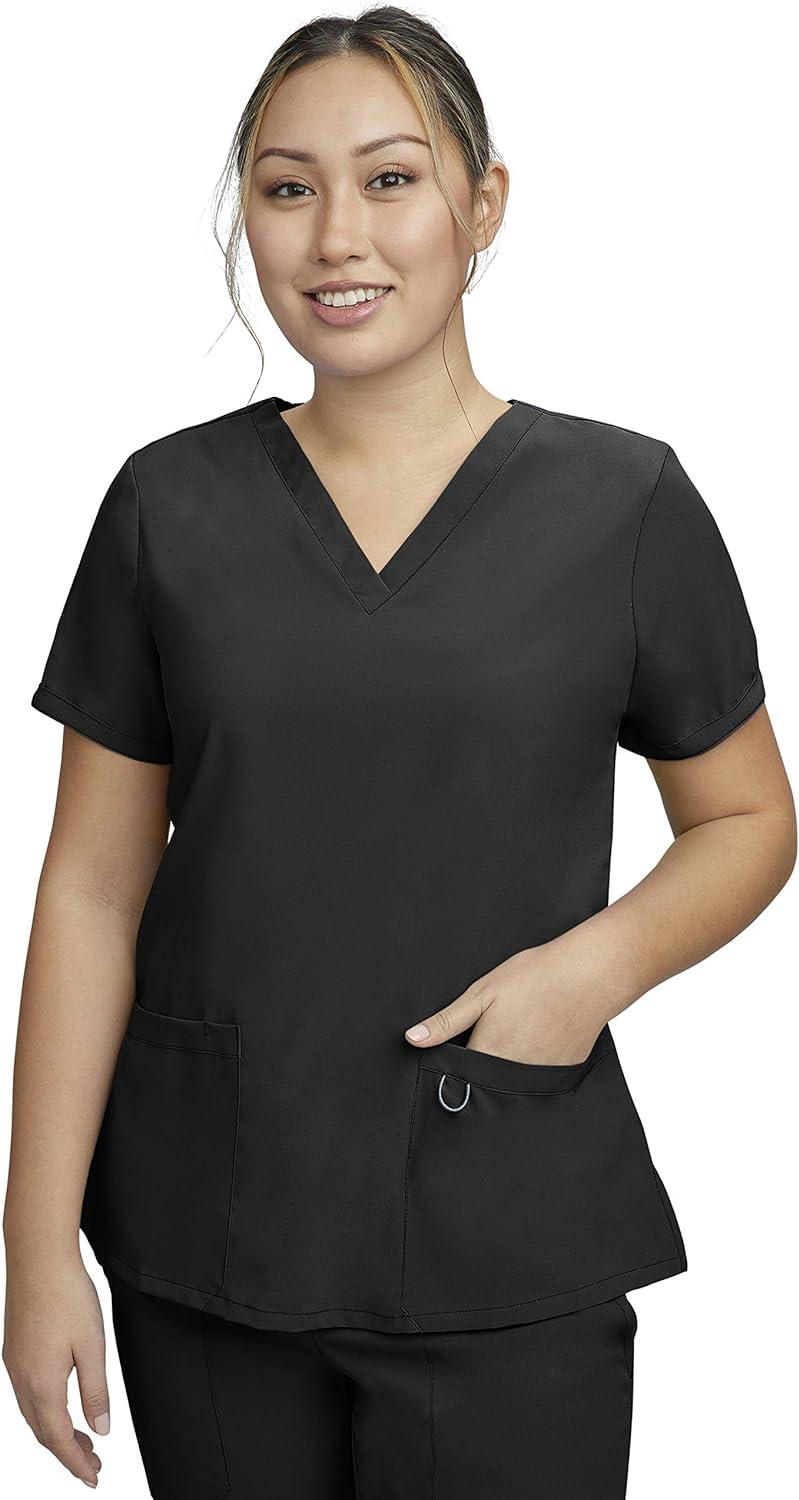 STAT MEDICAL WEAR Scrub Set for Women with 2 Pocket Crossover Scrub Top  with 5 Pocket Jogger Pant Scrub - 110210 : : Clothing, Shoes 