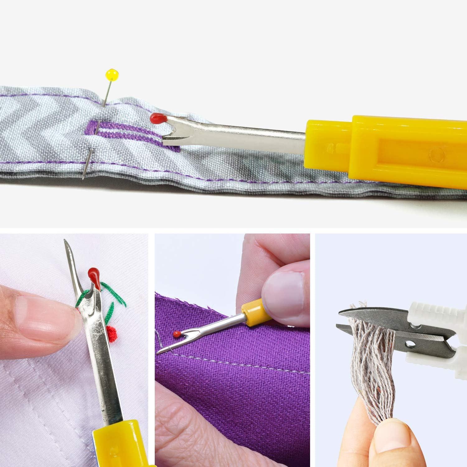 2 Pcs Seam Ripper and Thread Remover Kit Sharp Sewing Seam Thread