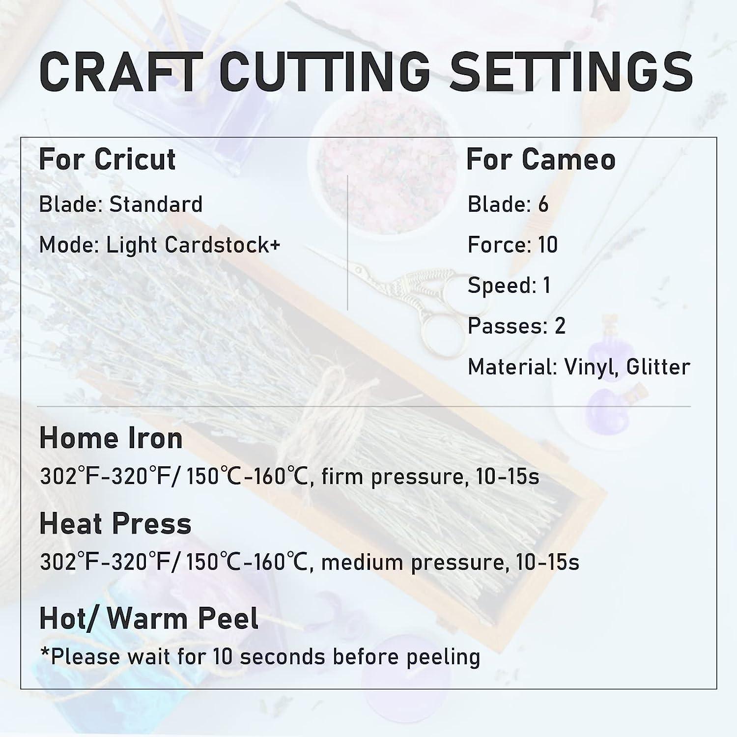 Glitter Heat Transfer Vinyl for Cricut