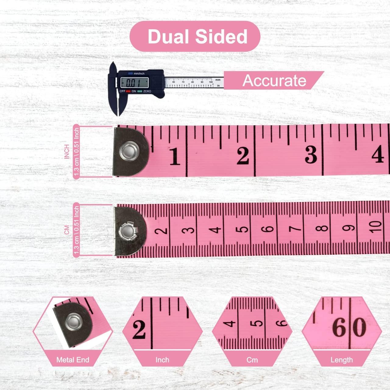 Double-sided tape measure for body measurements Flexible tape to measure  chest circumference and