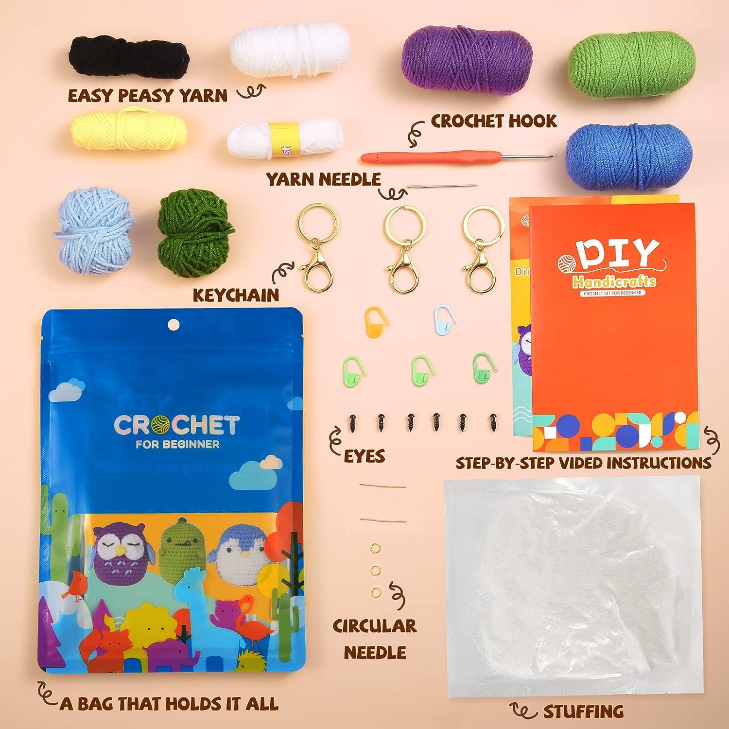 Crochet DIY Kit, Crochet Bag Kit, Crochet Kit Beginner With Yarn, Crochet  Kit for Adults, Crochet Kit Tote Bag, Crochet Pattern VIDEO -  Singapore