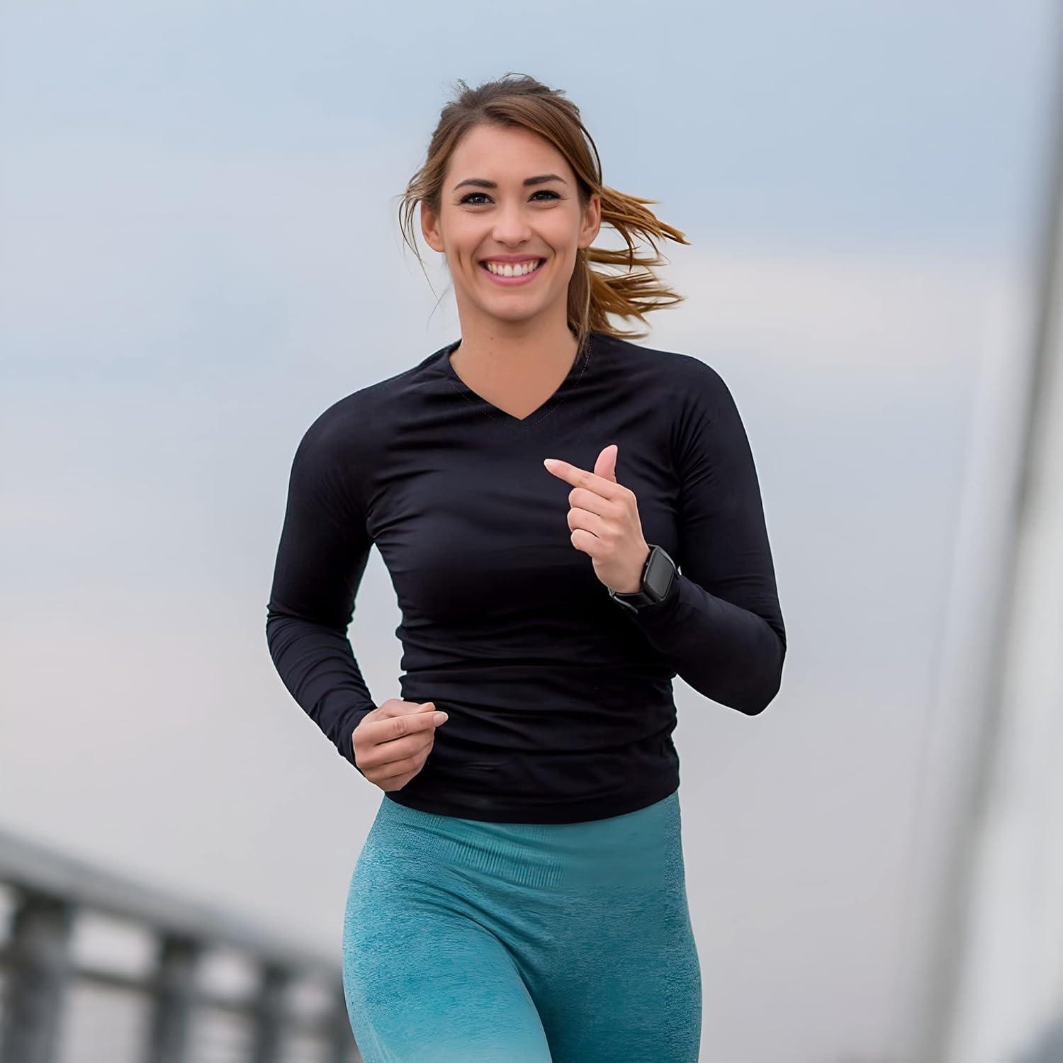  Long Sleeve Workout Shirts for Women Running Athletic
