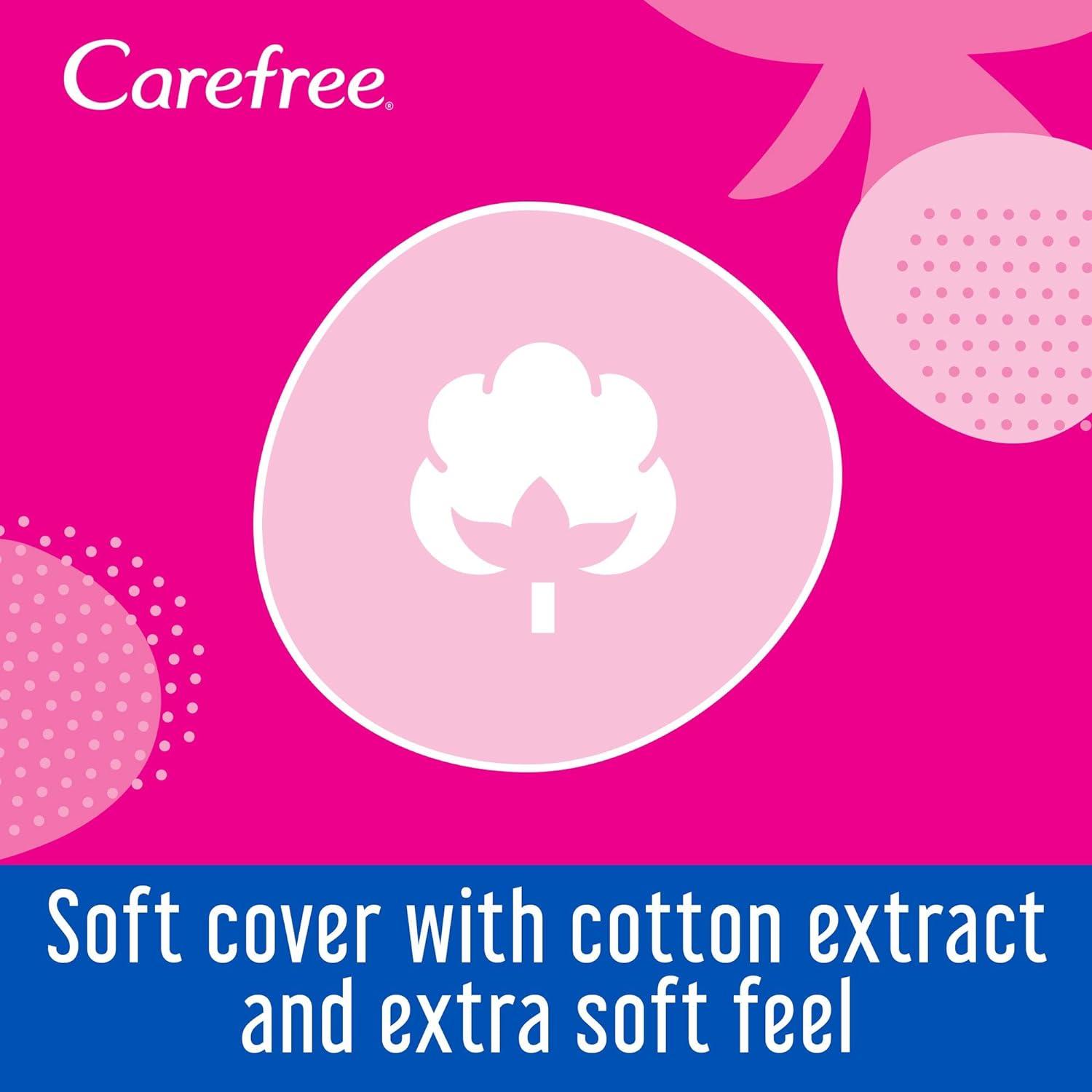 Carefree Panty Liners, Cotton, Aloe, Pack of 30