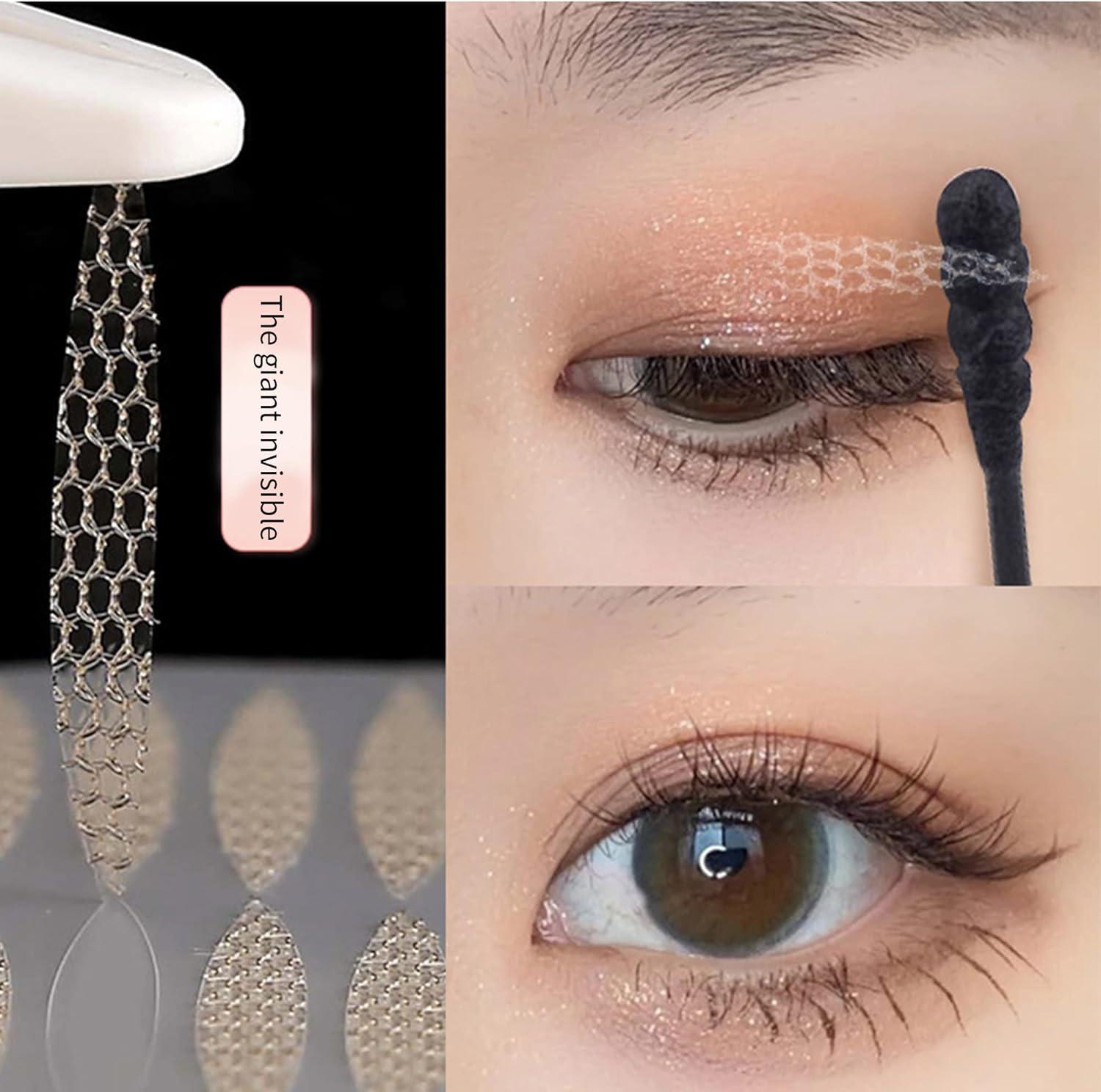 480 Pieces Eye Lids Strips Eyelid Correcting Strips Natural Lace Eye Lift  Strips Invisible Eyelid Lift