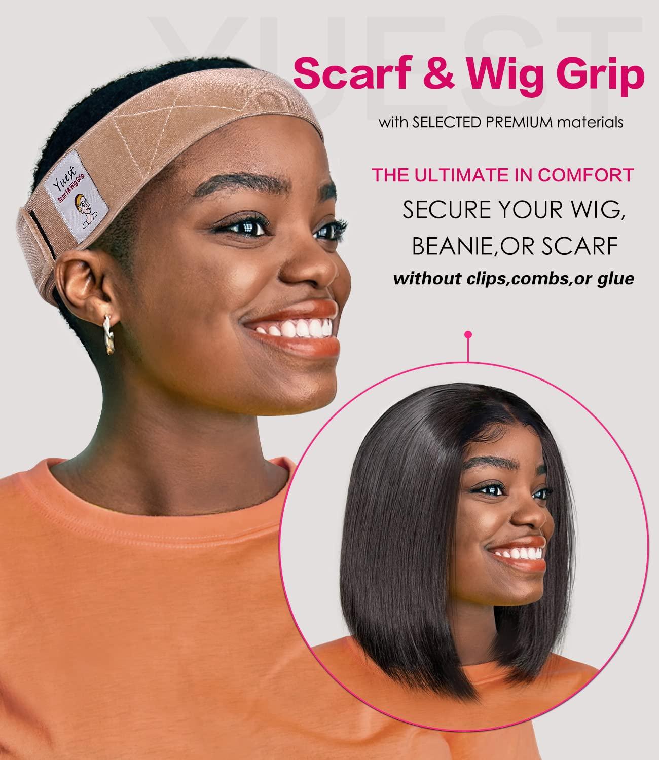 Yuest Wig Grip for Keeping Wigs in Place Wigs Grip band for Lace Front No  Slip Wig Gripper Bands Accessories for Women Wig