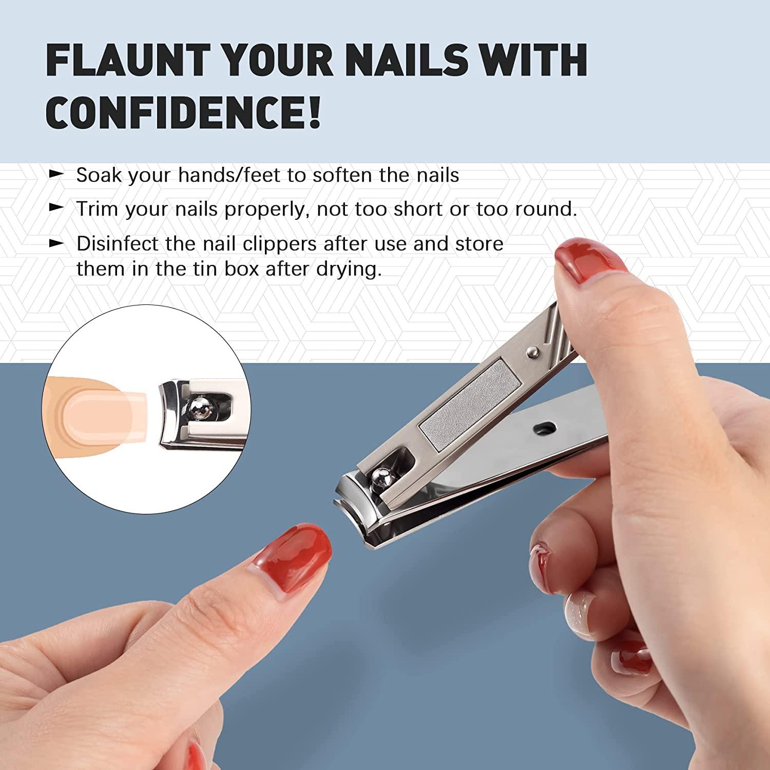 BEZOX Toenail Clippers, Nail Clippers Trimmer For Thick or