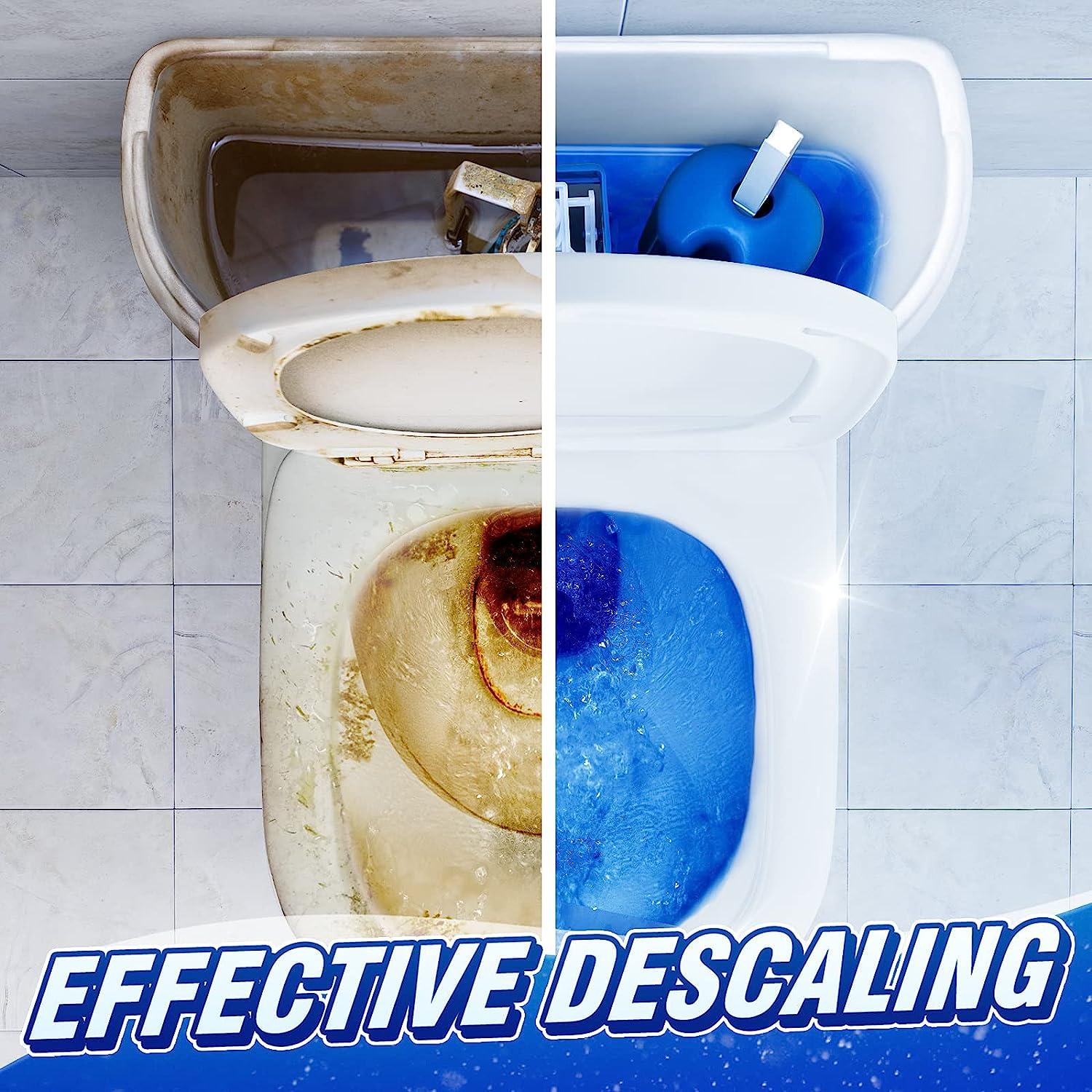 Dissolving Toilet Scrubbing System