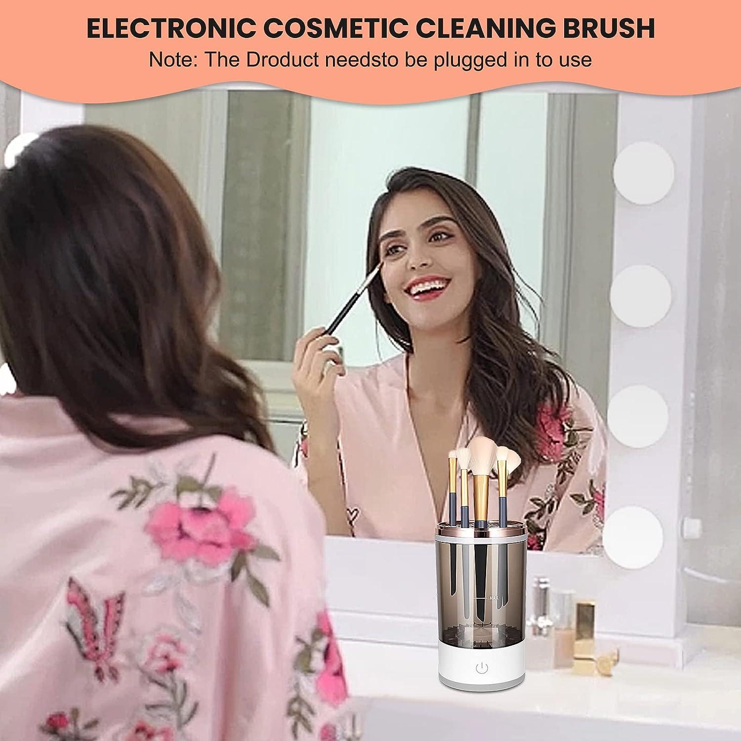 2023 Electric Makeup Brush Cleaner & Dryer Machine Set Automatic Clean  Quick Dry