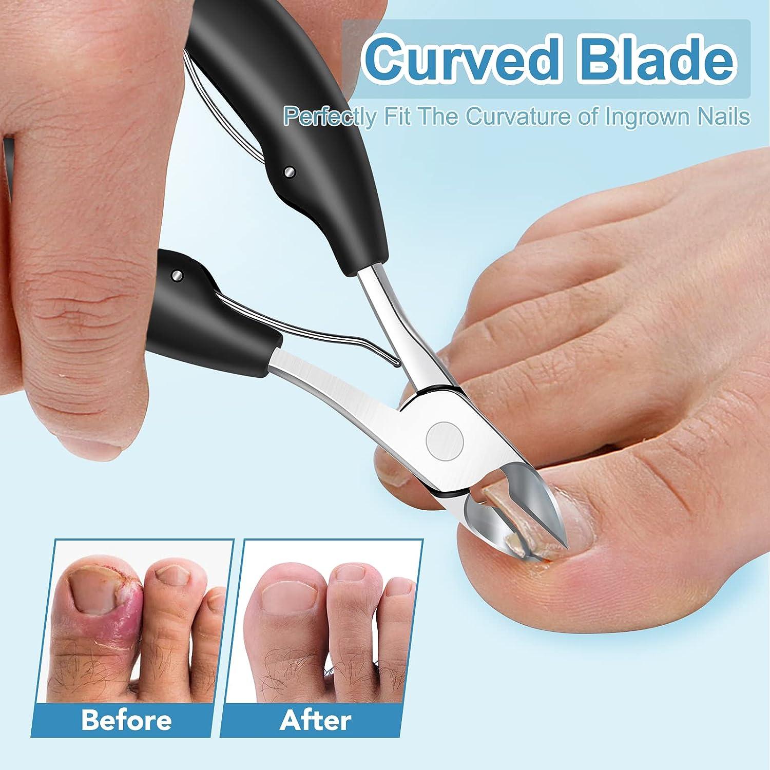 Thick Toenail Clippers, Nail Clippers for Thick & Ingrown Toenails