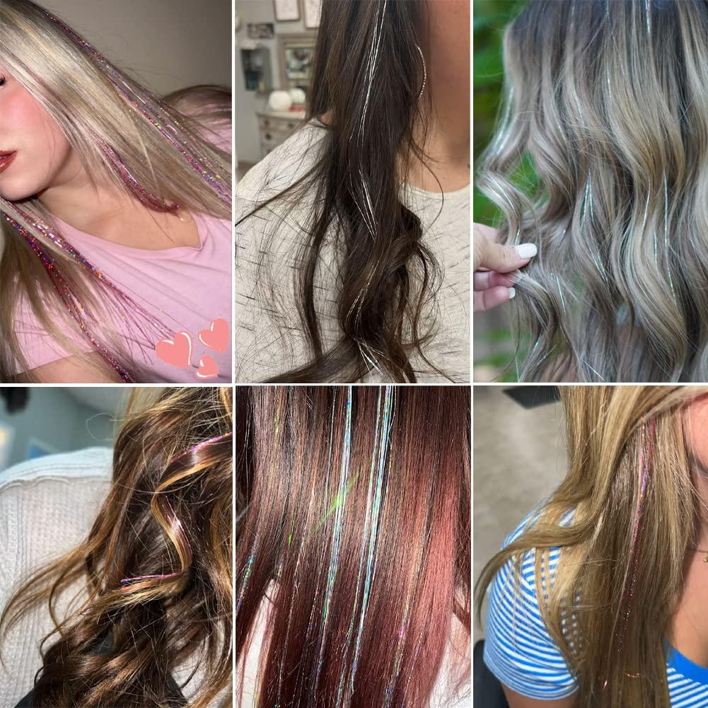 What Is Tinsel Hair? We Tried the Fun Glitter Extensions