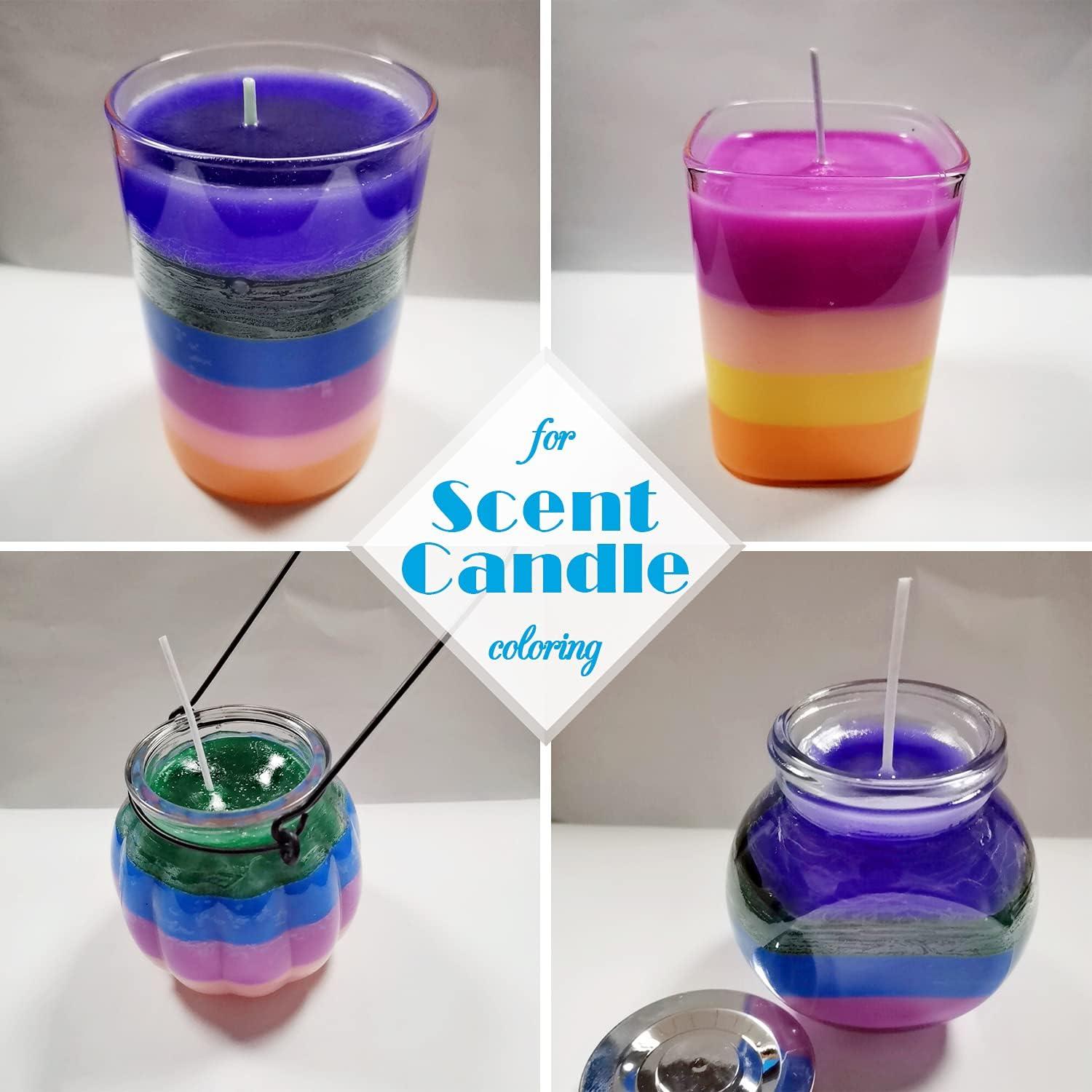 Concentrated Liquid Candle Dye Aromatherapy Candle Color Essence Soy Wax  Dye DIY Candle Making Supplies Safe and Natural ZOU