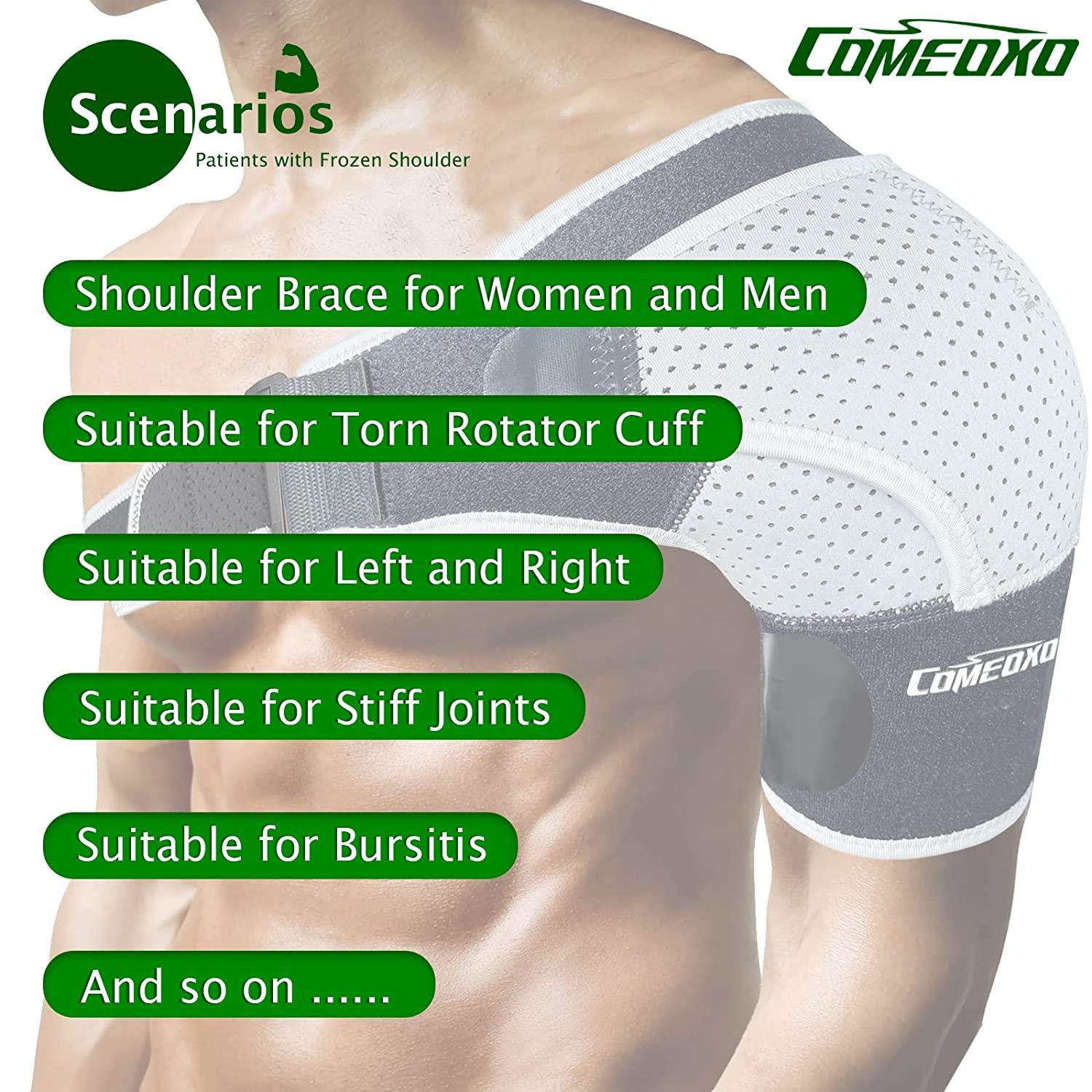 COMEOXO Shoulder Brace for Torn Rotator Cuff - for Men Women