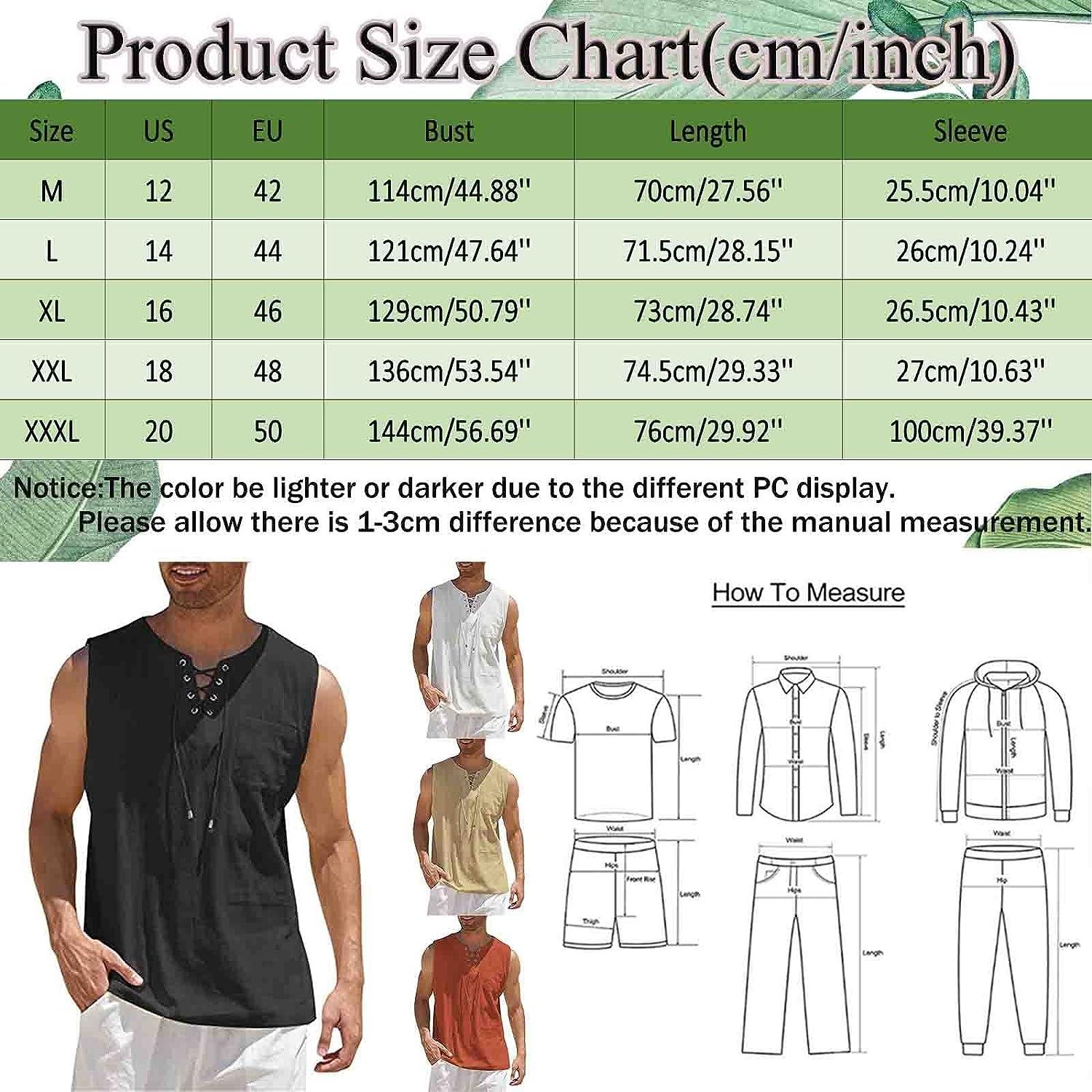 Mens Muscle Gym Tank Tops Casual Sleeveless Lace Up Beach Hippie