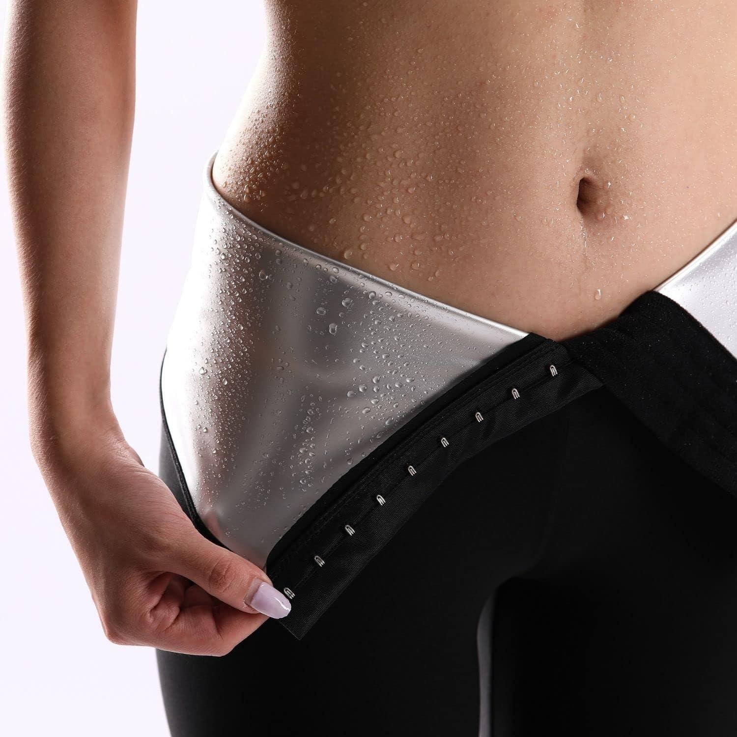 Slimming Shapewear Shorts Waist Trainer Tummy Control Fitness Leggings  Workout Suits (Color : Sauna Pants 4, Size : XL.)