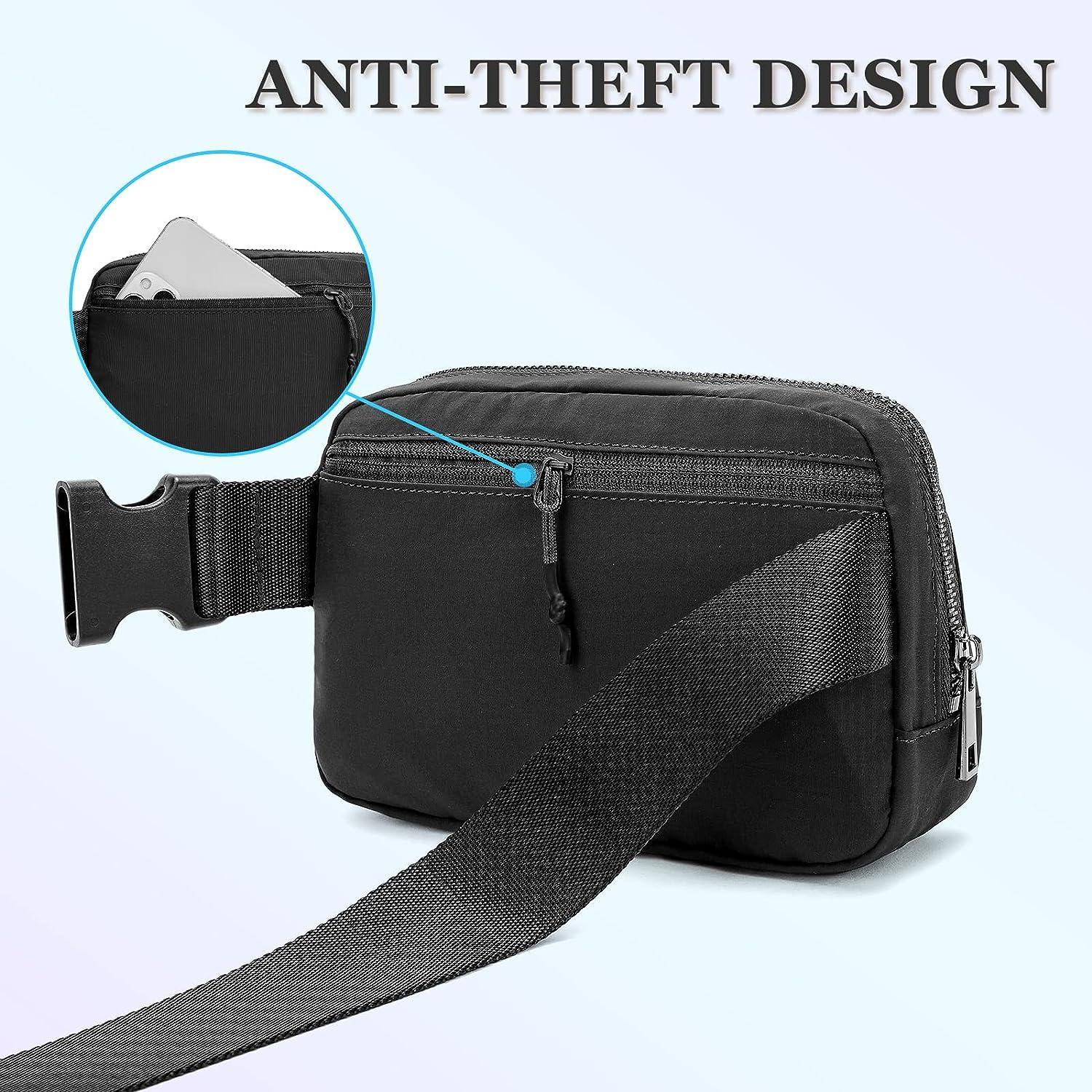 Belt Bag for Women Men, Waterproof Fashion Fanny Packs Bum Bag Crossbody  Bags with Adjustable Strap Waist Pack for Travel Sports Running Cycling