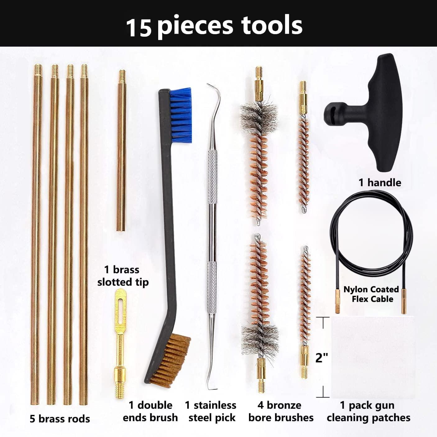 Pro .223/5.56 Cleaning Kit with Bore Chamber Brushes Cleaning Pick
