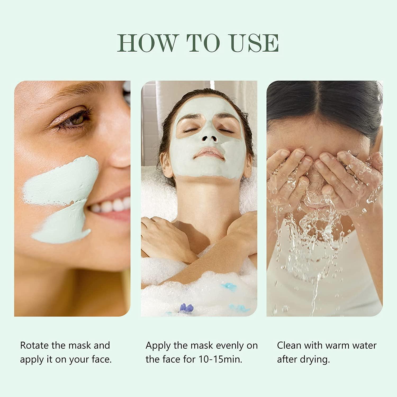 Green Tea Stick Mask - Purifying Clay Mask for All Skin Types, Oil Control  & Deep Pore Cleansing