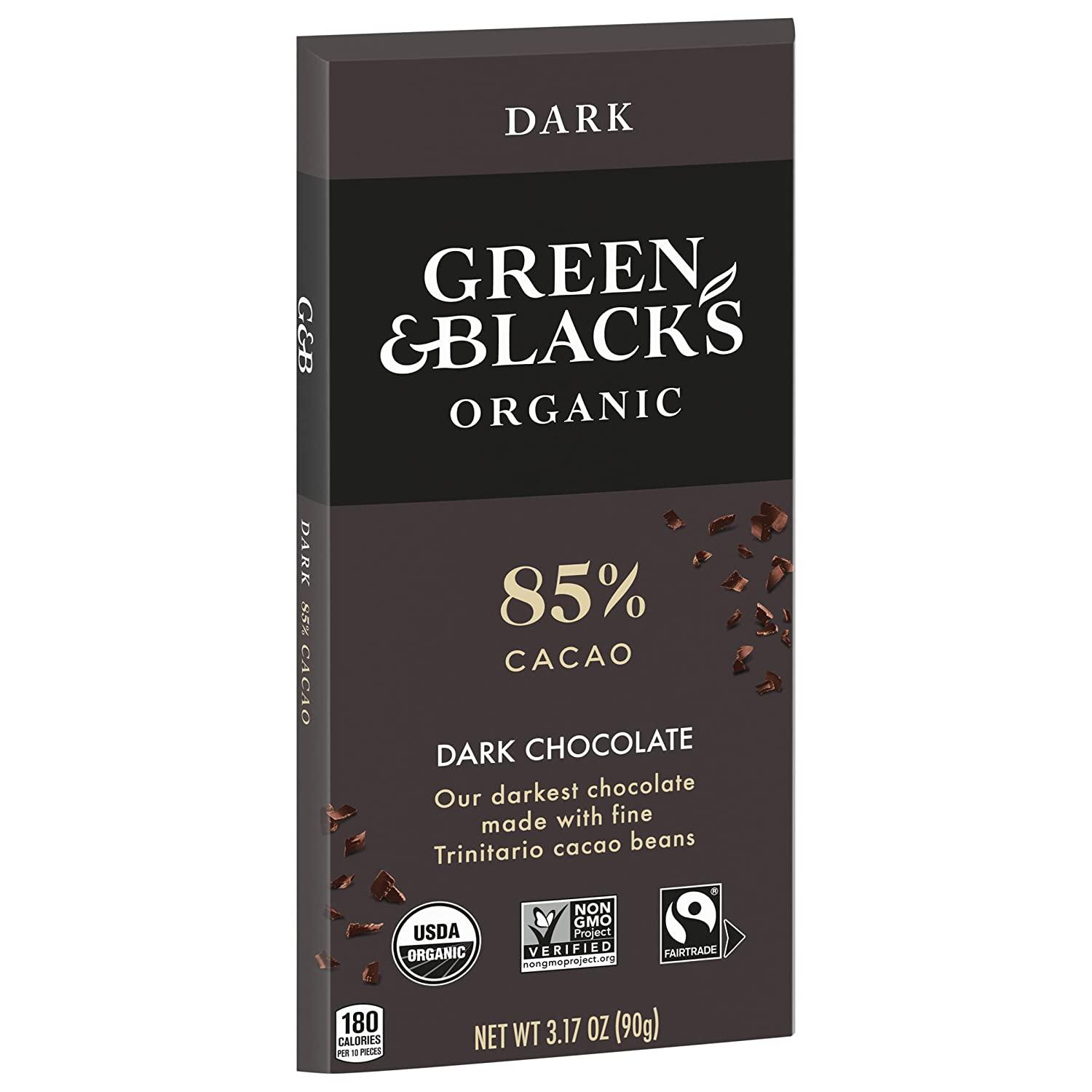 Green & Black's 85% Cacao Dark Chocolate - 3.17 OZ