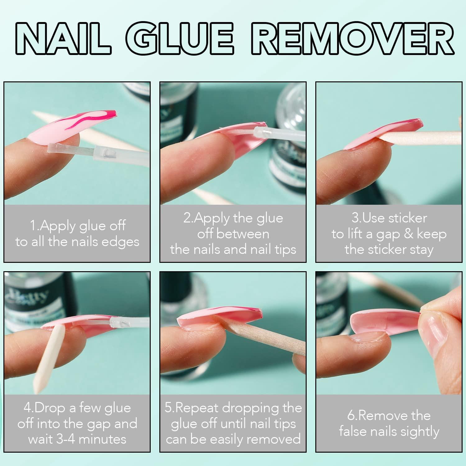 Nail Glue Remover Glue Off Nail Glue Remover Nail Glue Remover For