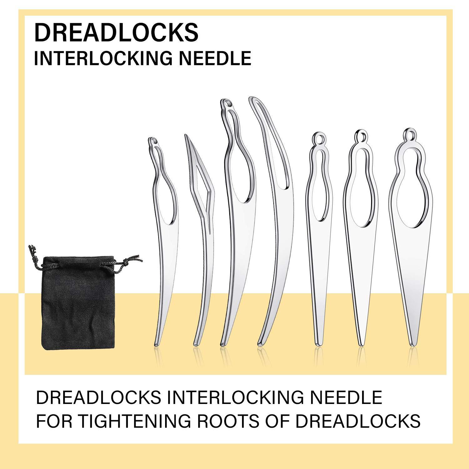 8 Pieces Dreadlocks Tool Sisterlocks Craft Dreadlocks Hair Extensions Locks  Tool Hair Locking Tool Tightening Accessories for Different Christmas