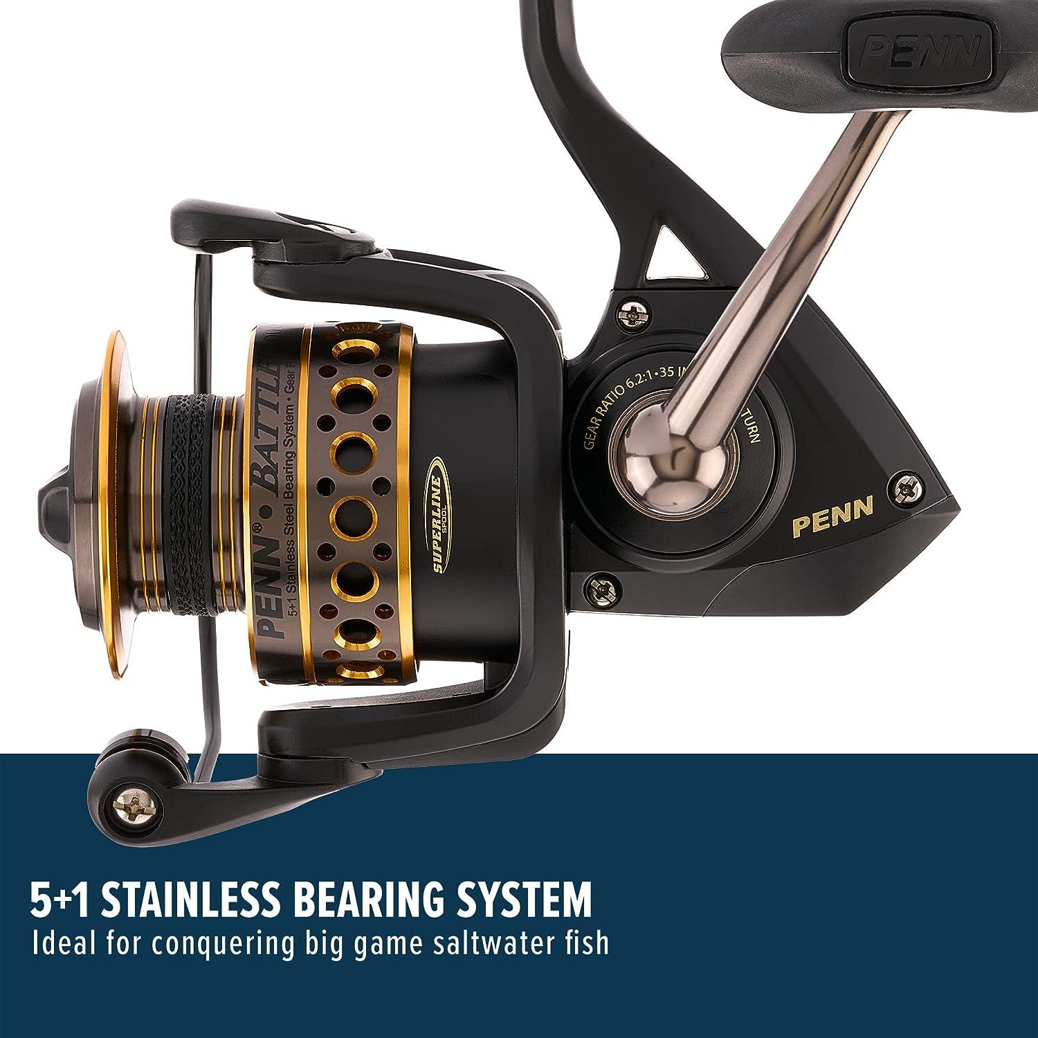 PENN Battle III, 2500, left and right hand, Spinning fishing reel