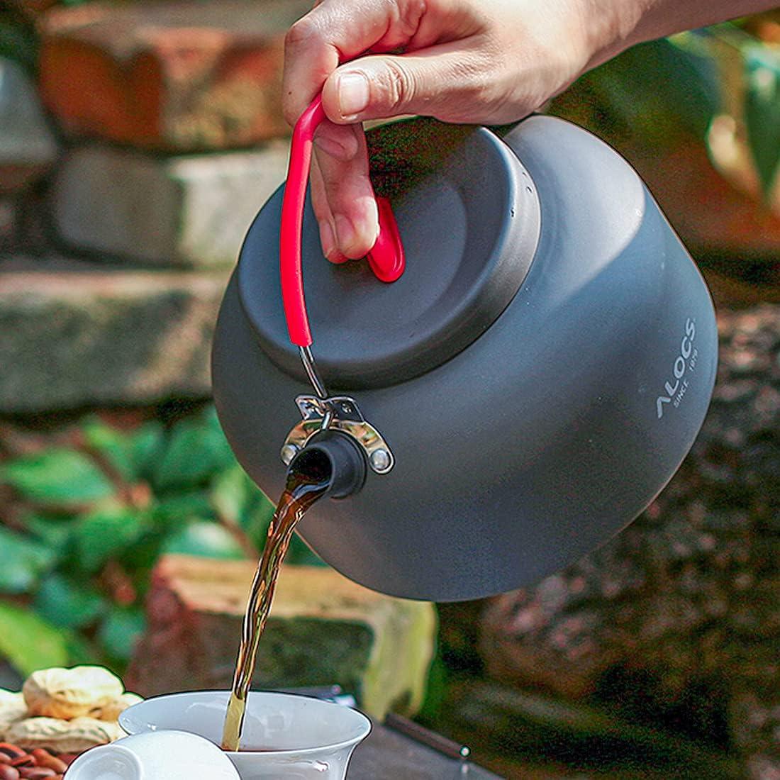 Portable Camping Cooking Pot Food Grade Open Fire Coffee Pot for Outdoor  Fishing