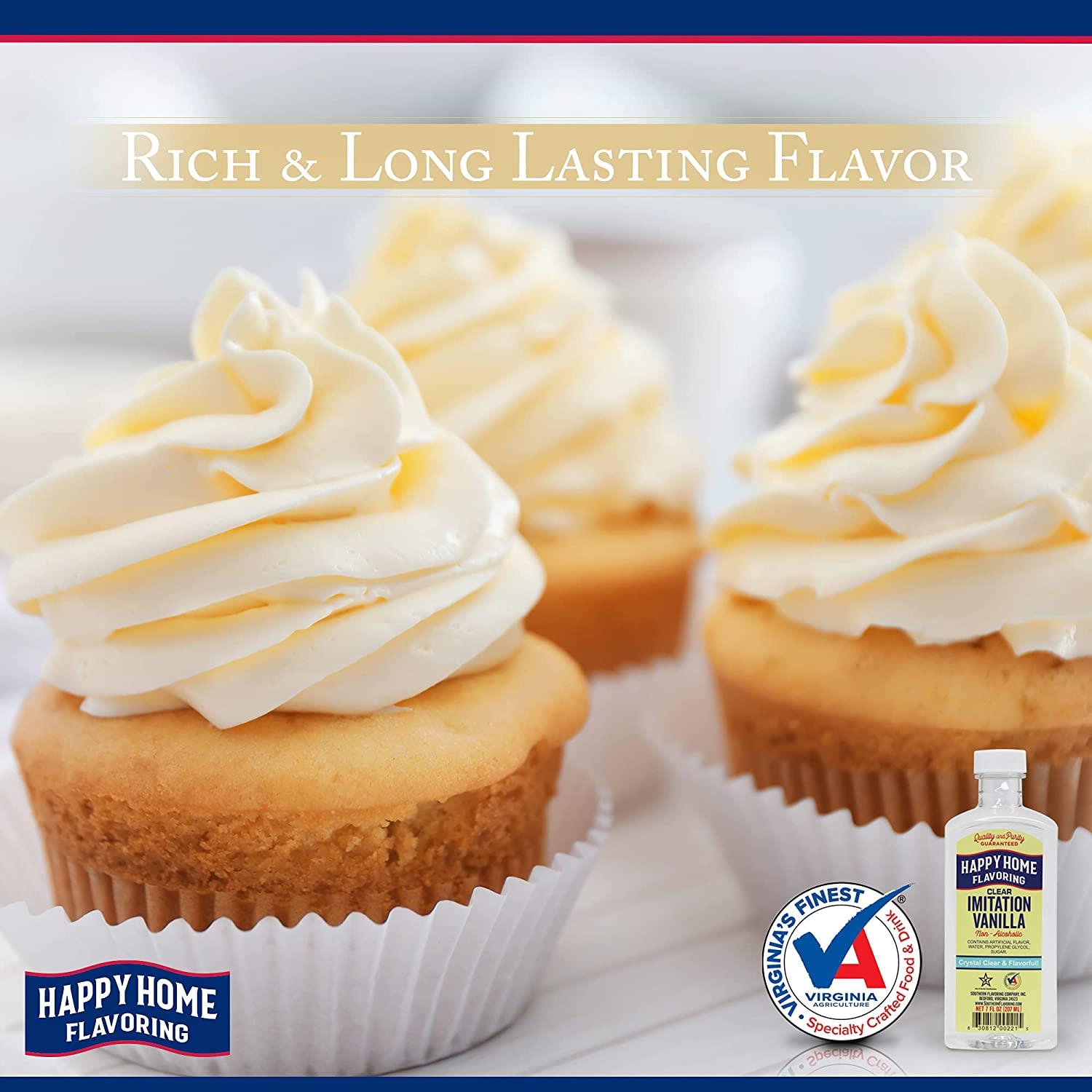 Happy Home Imitation Clear Butter Flavoring, Non-Alcoholic, Certified  Kosher, 7 oz.