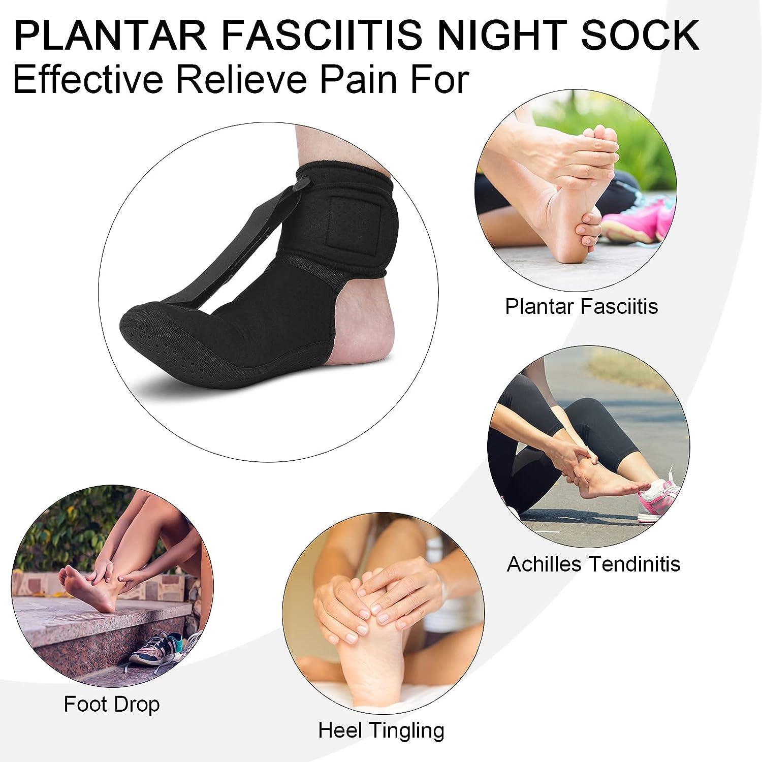 Plantar Fasciitis Night Splint Foot Support Boot Tendonitis Brace For Fascia  Tendon And Calf Stretching Heel Bone S