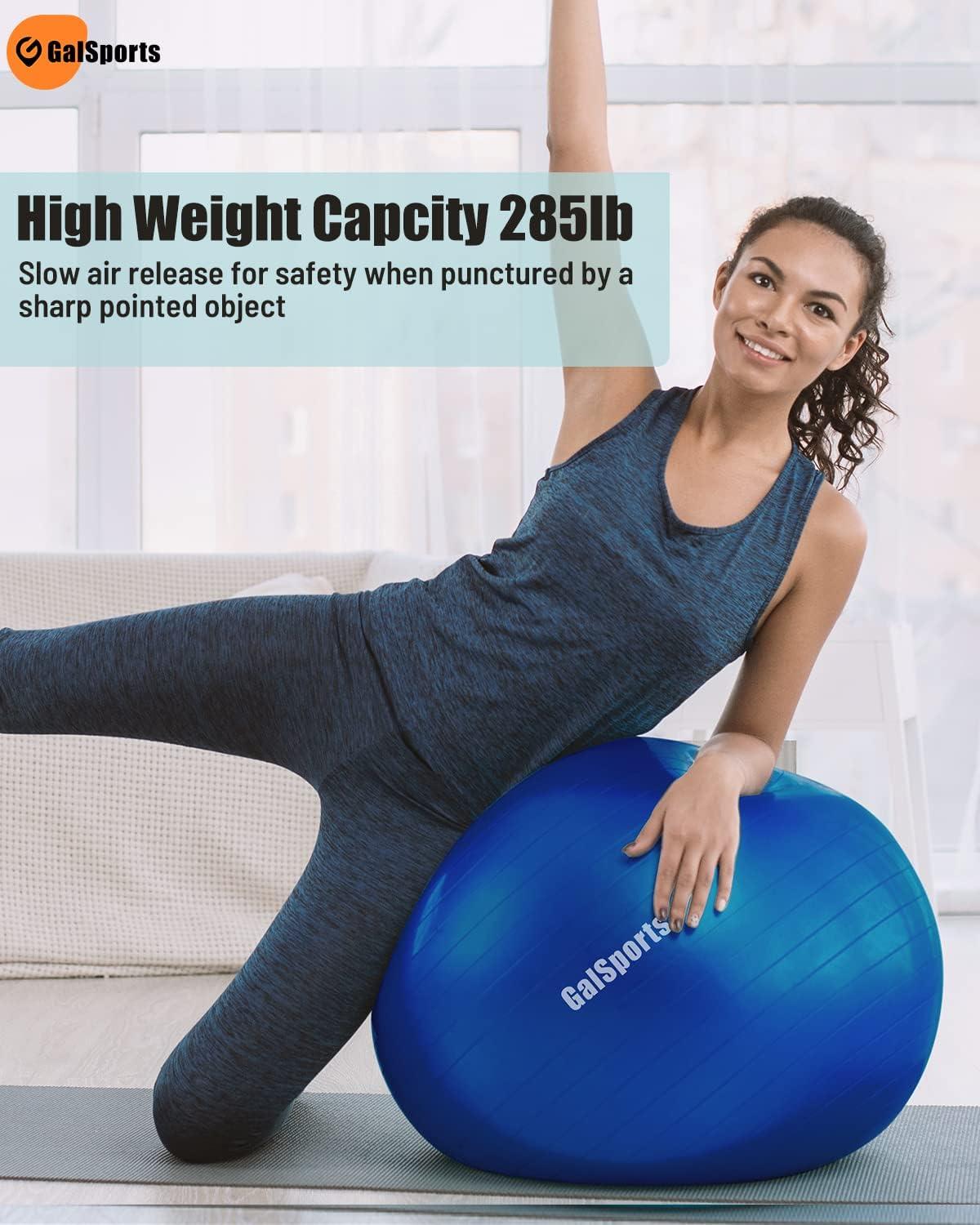 Anti-Burst Fitness Swiss/Yoga Ball with Pump