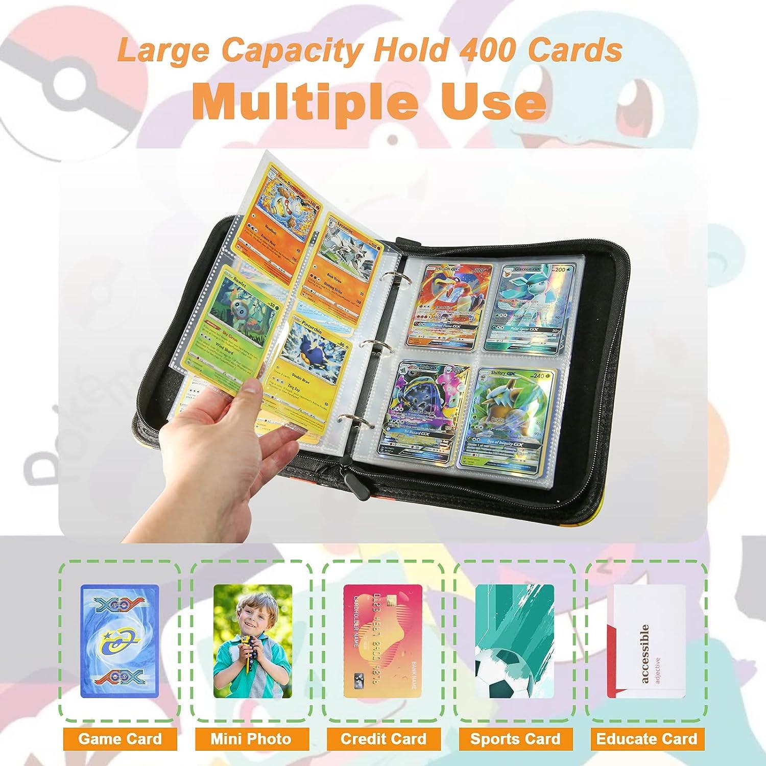 Card Holder Binder Compatible avec Pokemon Vmax Cards, Card Album  Compatible avec Pokemon Gx Cards, Card Floder Binder Compatible avec Pokemon,  30 P