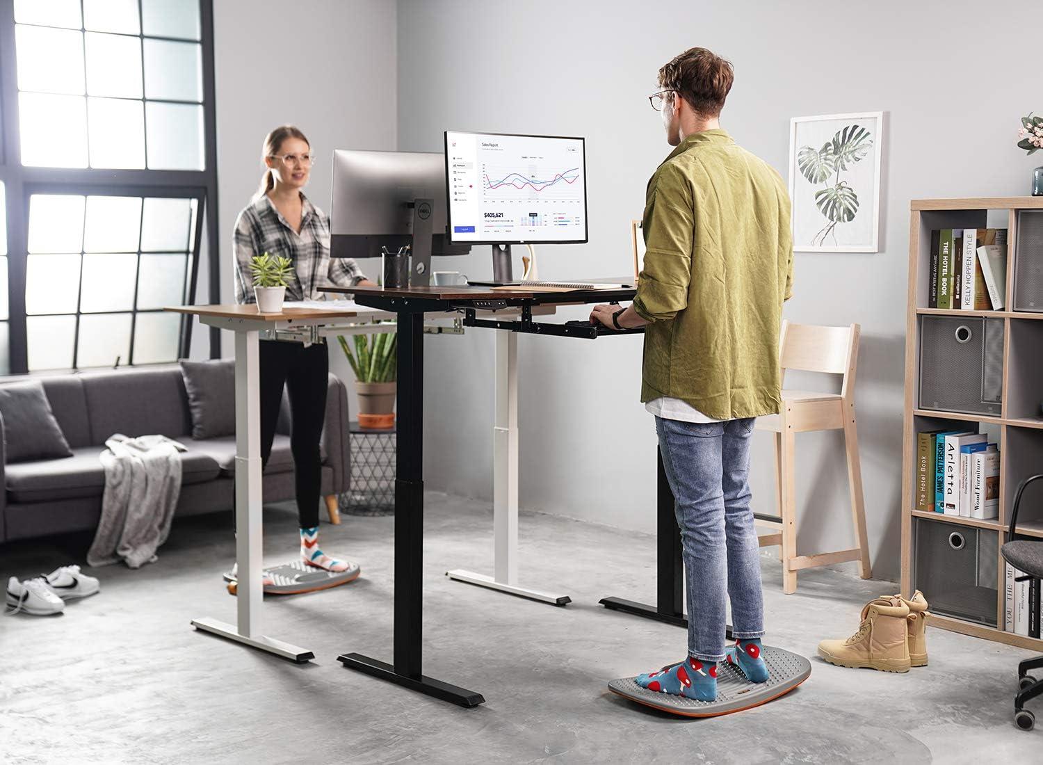 FEZIBO Standing Desk Anti Fatigue Mat with Ergonomic Design Comfort Floor  Mat