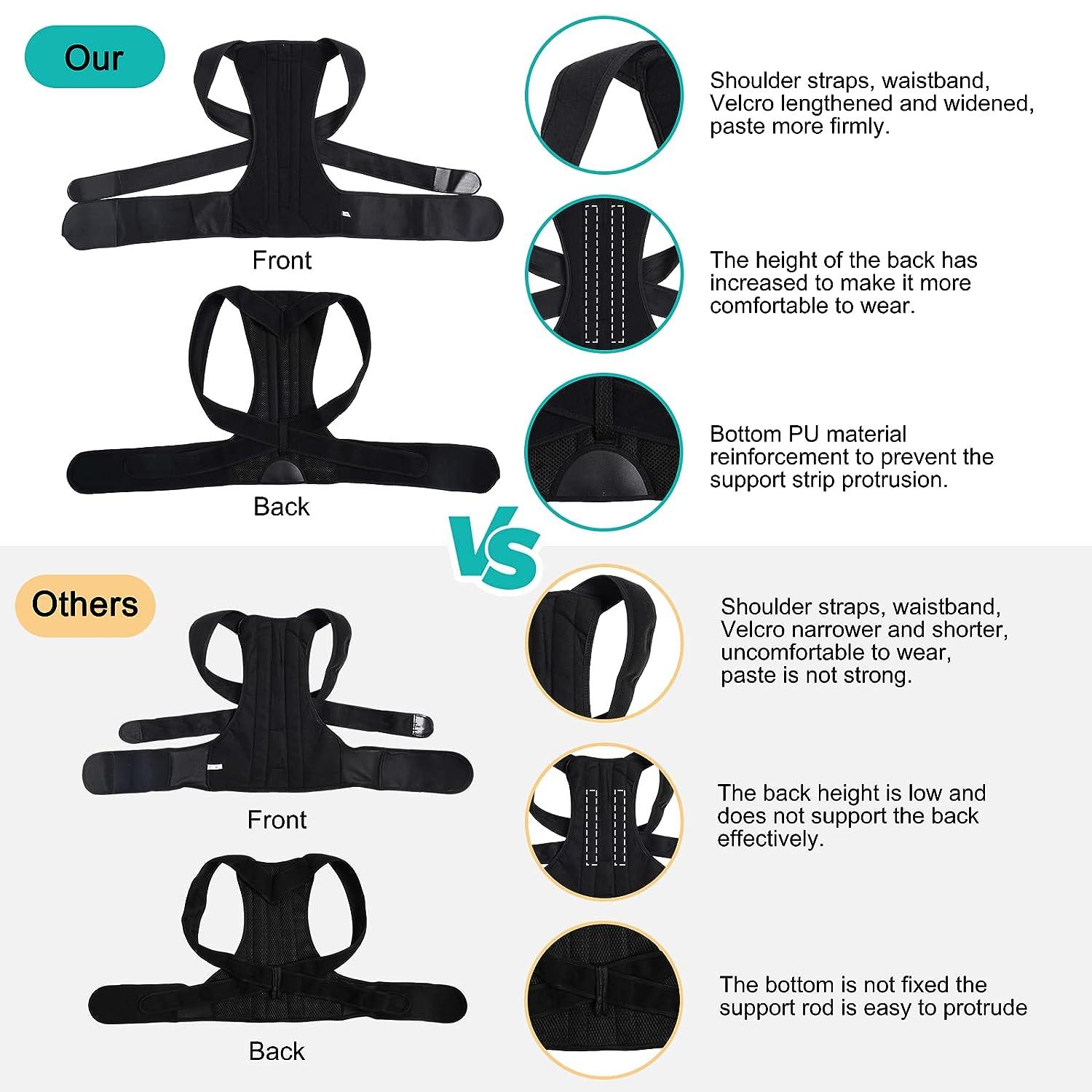 Back Brace and Posture Corrector for Women and Men, Back Straightener Posture  Corrector, Scoliosis and Hunchback Correction, Back Pain, Spine Corrector,  Support, Adjustable Posture Trainer, Small (Waist 26-34 inch) : :  Health