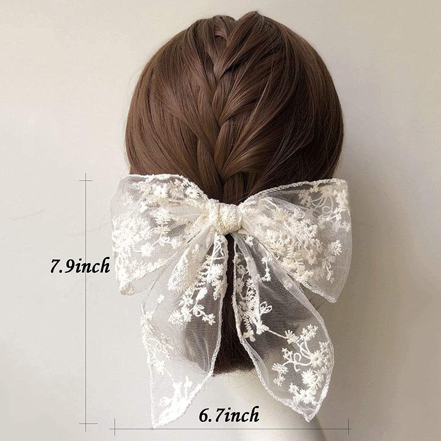 Elegant Hair Bows Black Velvet Hair Ties for Women Girl, Gift Headdress  Decor, Hair Band Gift for Mom, Teen Girl Stuff Hair Accessories, Toddler  Girl