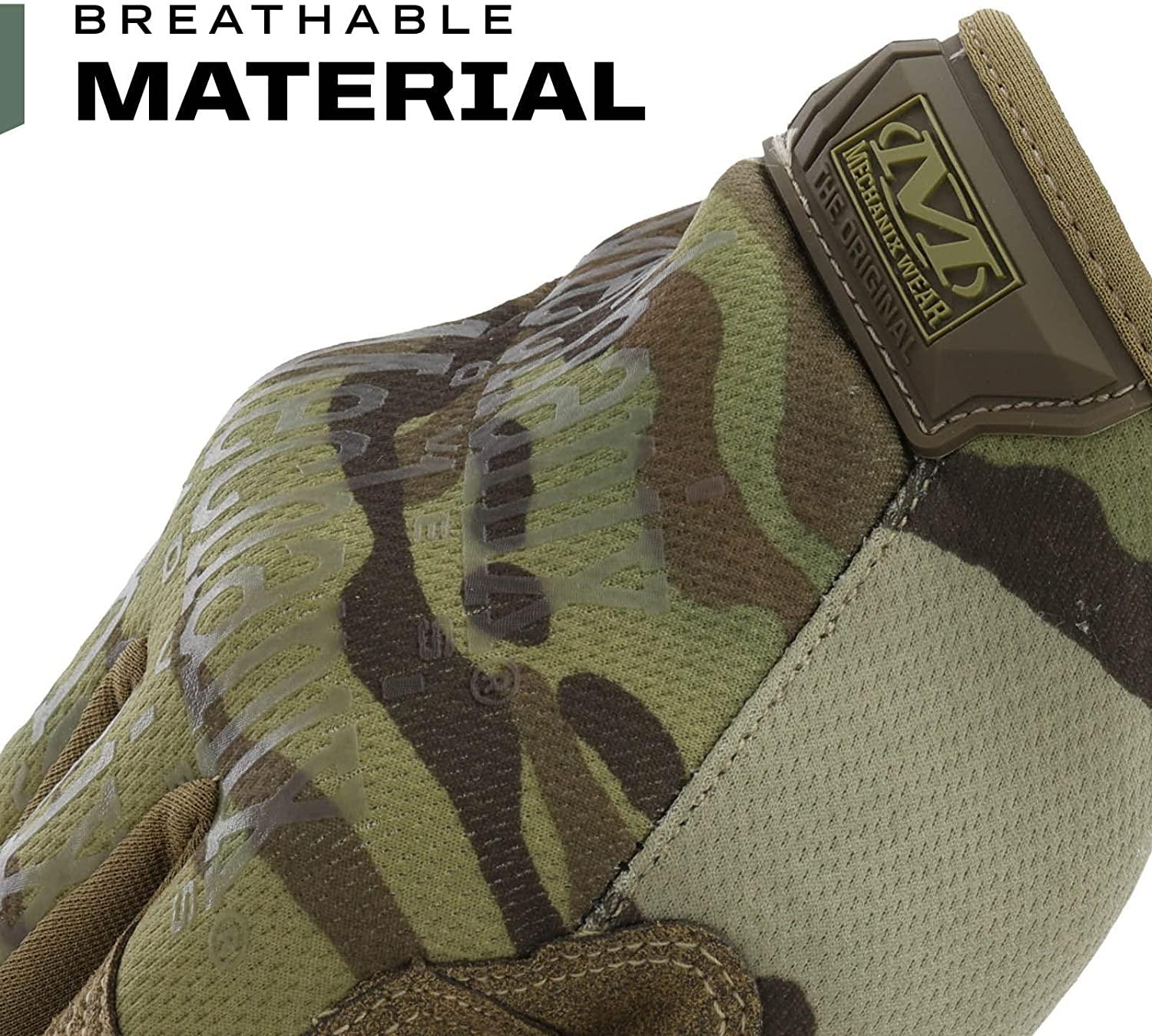 Mechanix Wear: The Original Tactical Work Gloves with Secure Fit, Flexible  Grip for Multi-Purpose Use, Durable Touchscreen Safety Gloves for Men  (Camouflage - MultiCam, X-Large) 2 Count (Pack of 1) Camouflage - Multicam