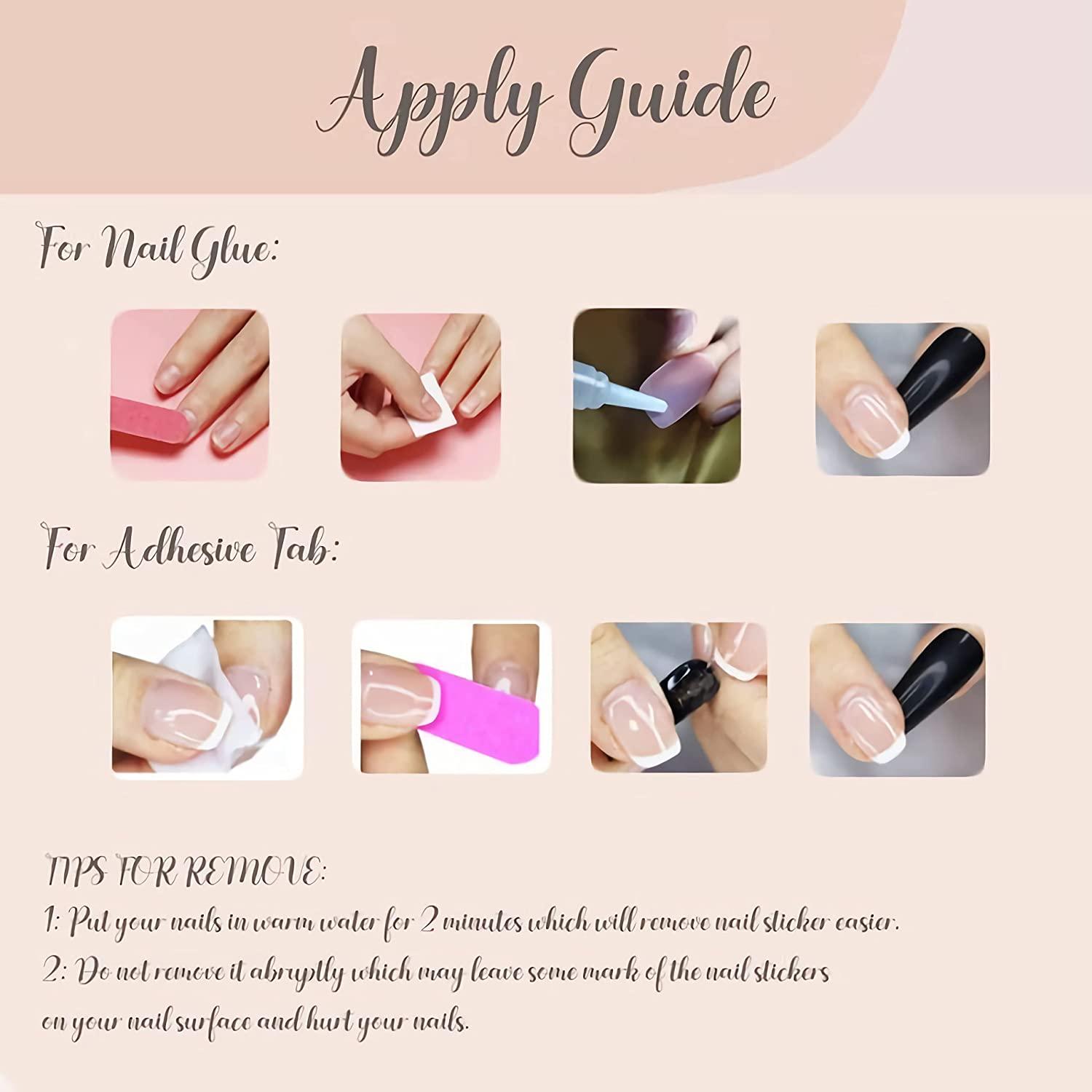 How to apply Press - On Nails