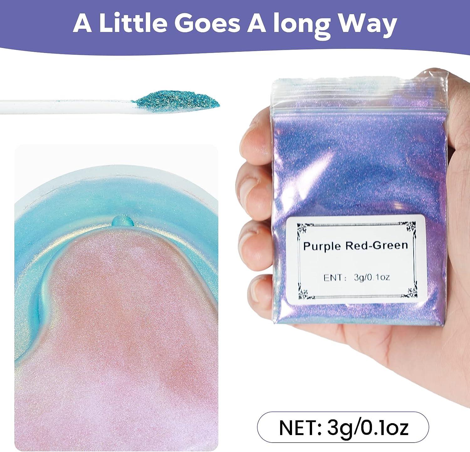 Chameleon Mica Powder for Epoxy Resin 12 Shimmery Chameleon Pigment Powder  Natural Color Shift Mica Powder for Nail Art