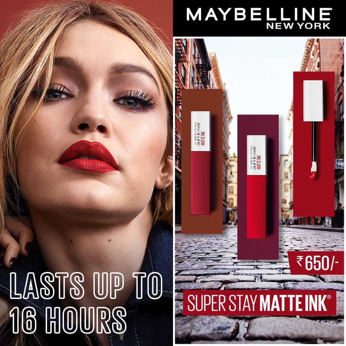 Maybelline New ESCAPIST 0.17 0.17 Ounce York 1) Liquid Lipstick of (Pack SuperStay Matte 45 Escapist Ink Oz Fl