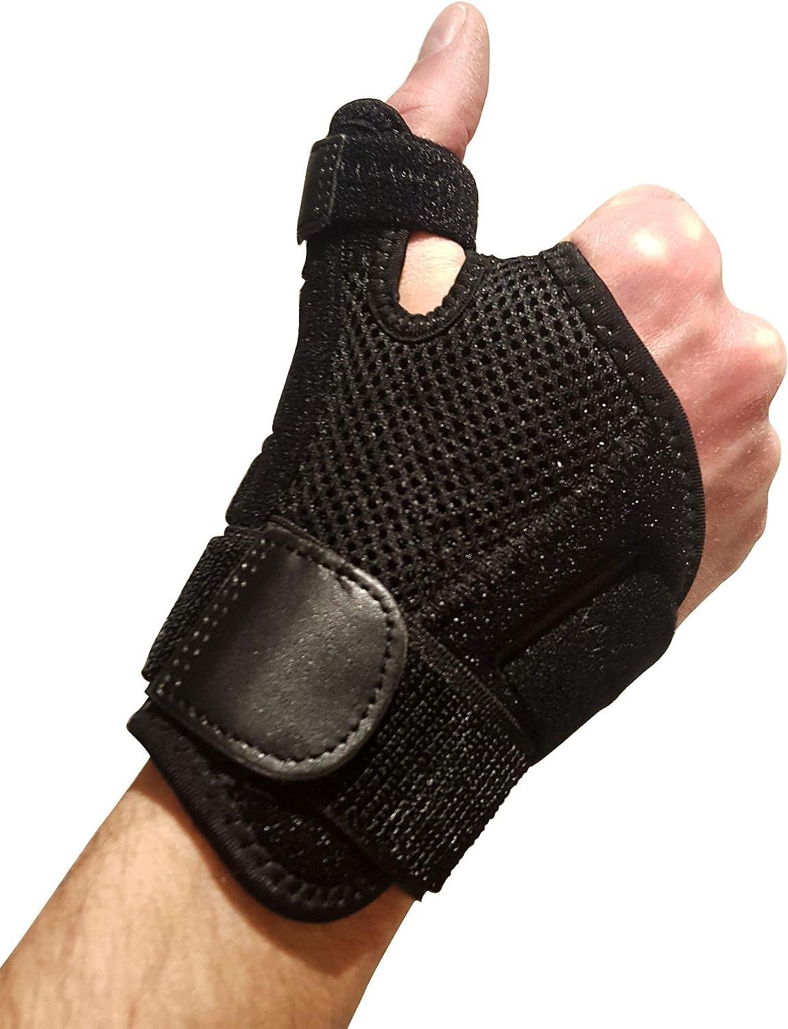 Thumb Brace with Wrist Support Thumb Support for Tendonitis. Thumb Splint  Thumb Stabilizer Brace Fits Left or Right Hands. Thumb Spica Splint Thumb  and Wrist Brace or Hand Brace For Men 