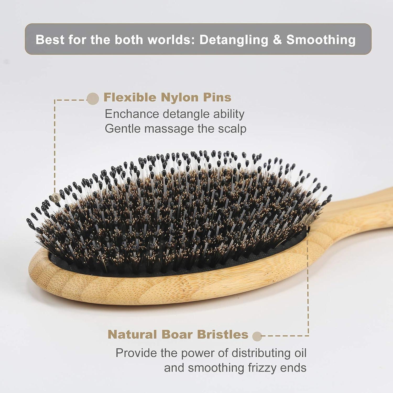 Silk bristles, gentle for use with fine or fragile hair. Ideal for short to  medium lengths — SALON AKS